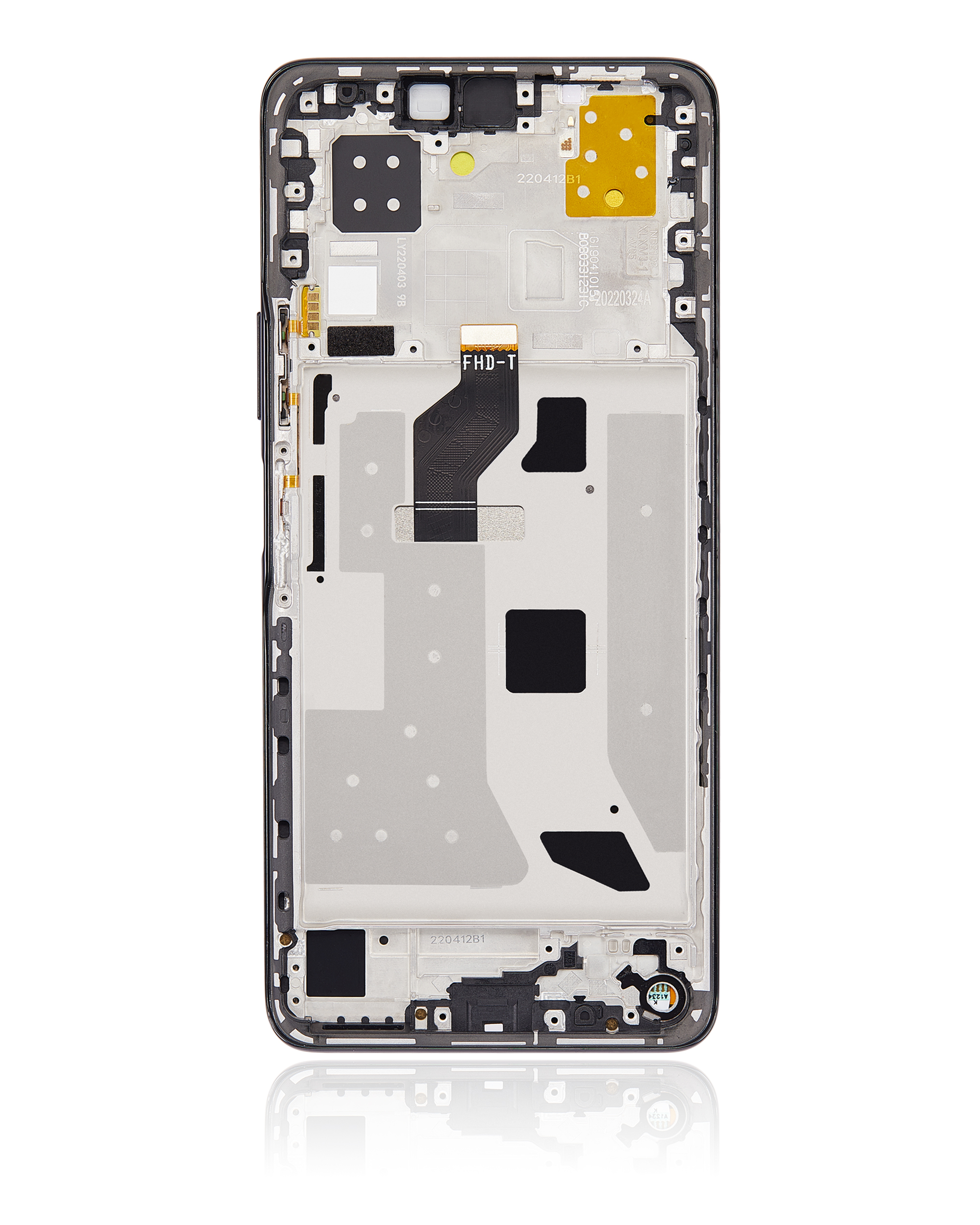 LCD Display mit Rahmen für Huawei Nova 9 SE (professionell aufgearbeitet) (Midnight Black (Schwarz)) – Bild 4