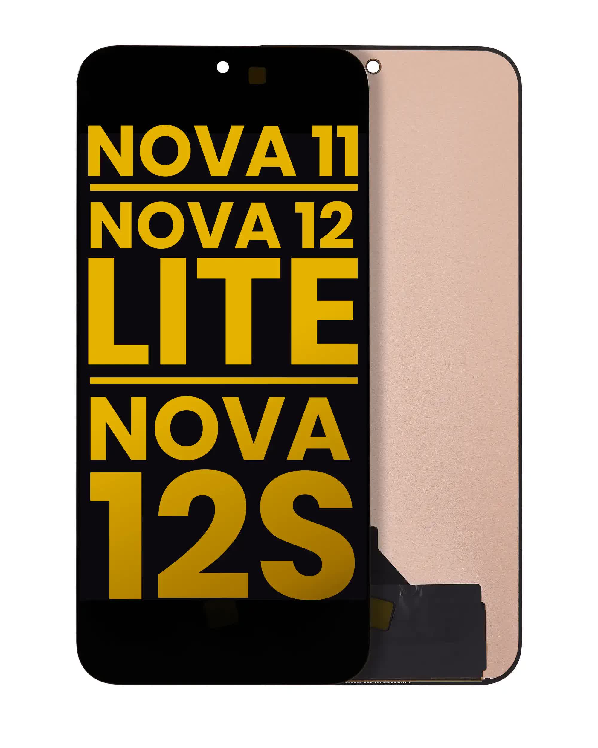 OLED Display ohne Rahmen für Huawei Nova 11 / Nova 12lite / Nova12s (professionell aufgearbeitet)