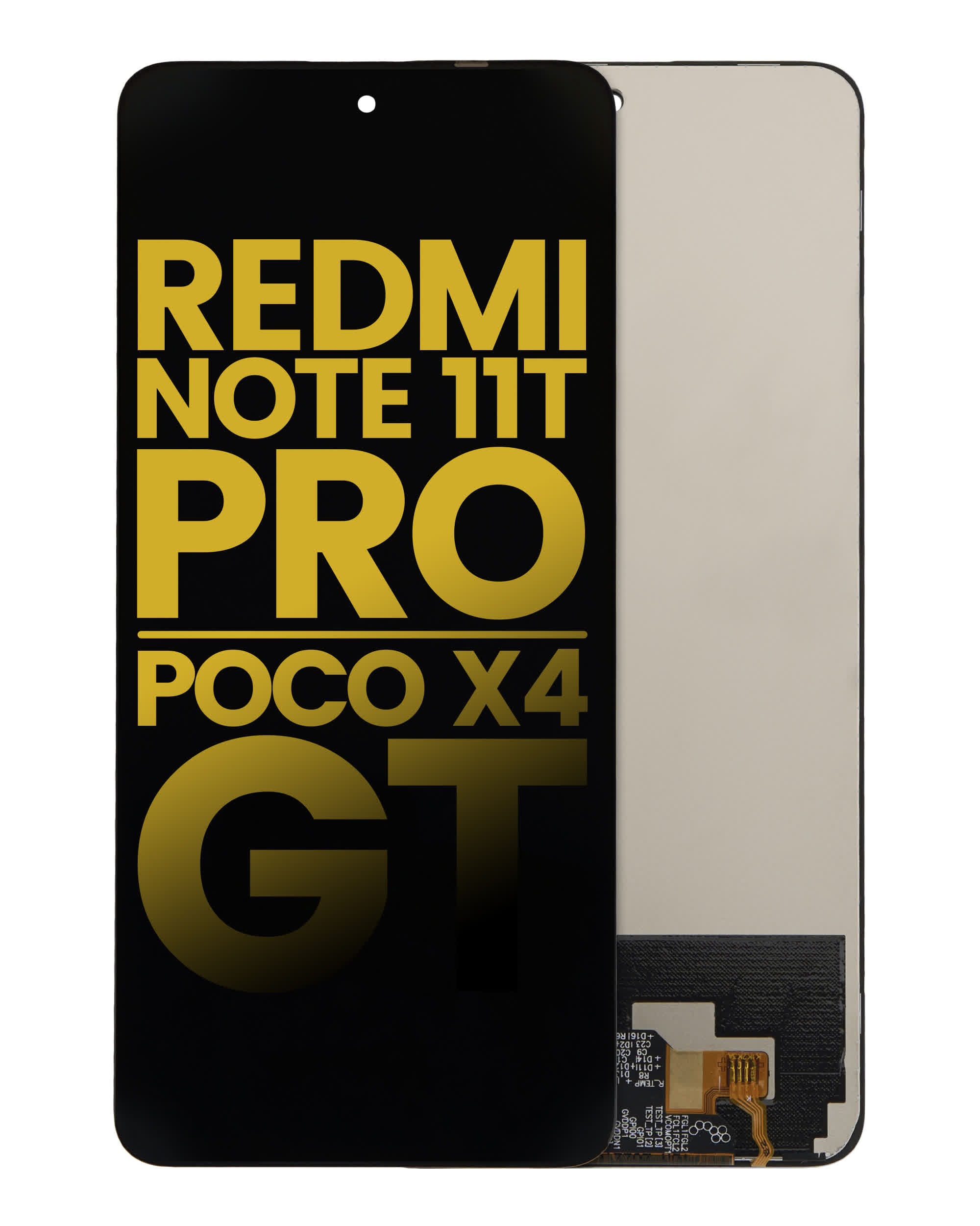 LCD Display ohne Rahmen für Xiaomi Redmi Note 11T Pro / Redmi Note 11T Pro Plus / Redmi Note 12T Pro / k50i / Xiaomi Poco X4 GT (professionell aufgearbeitet) (All