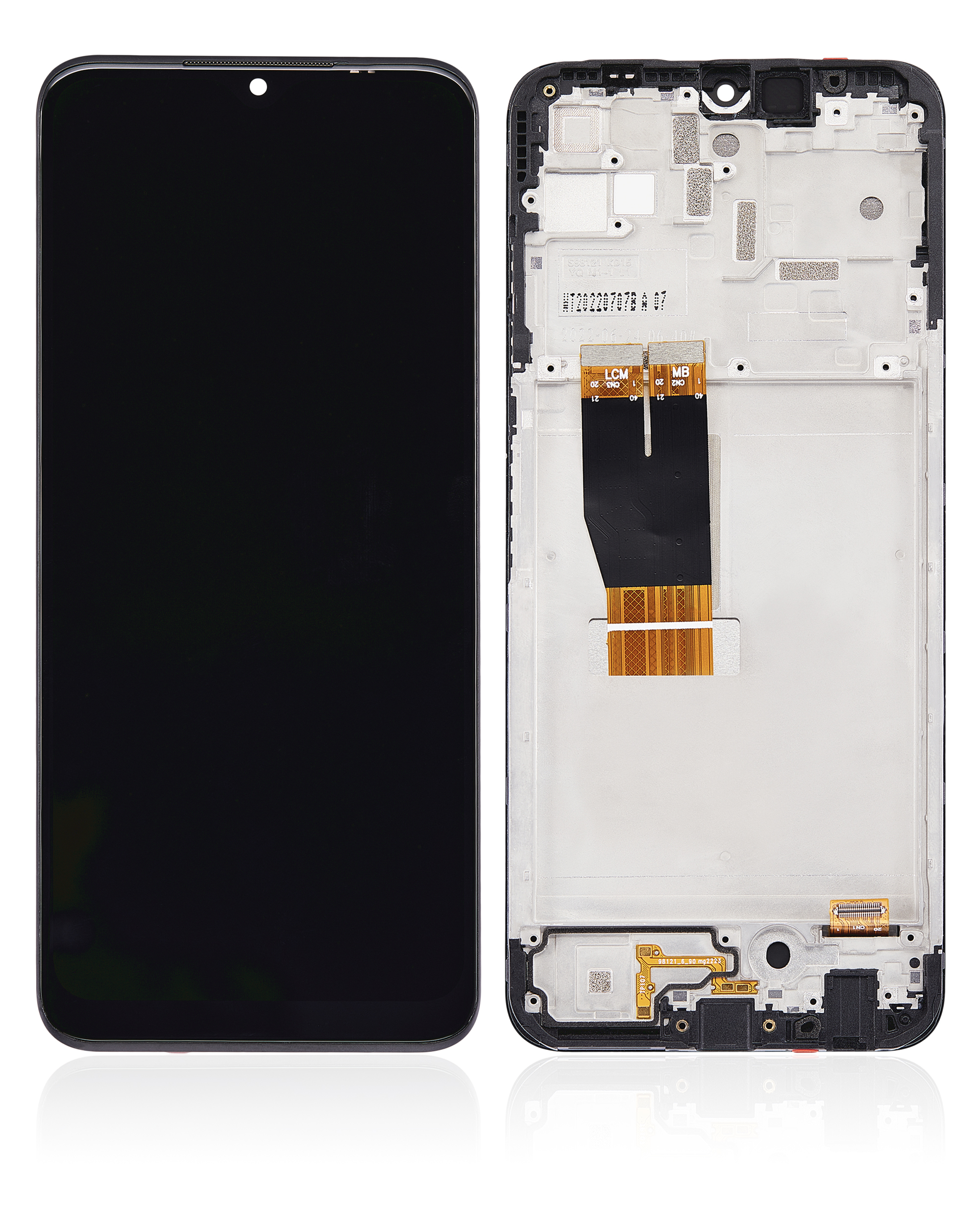 LCD Display mit Rahmen für T-Mobile Revvl 6 Pro / T Phone Pro 5G (professionell aufgearbeitet) – Bild 2