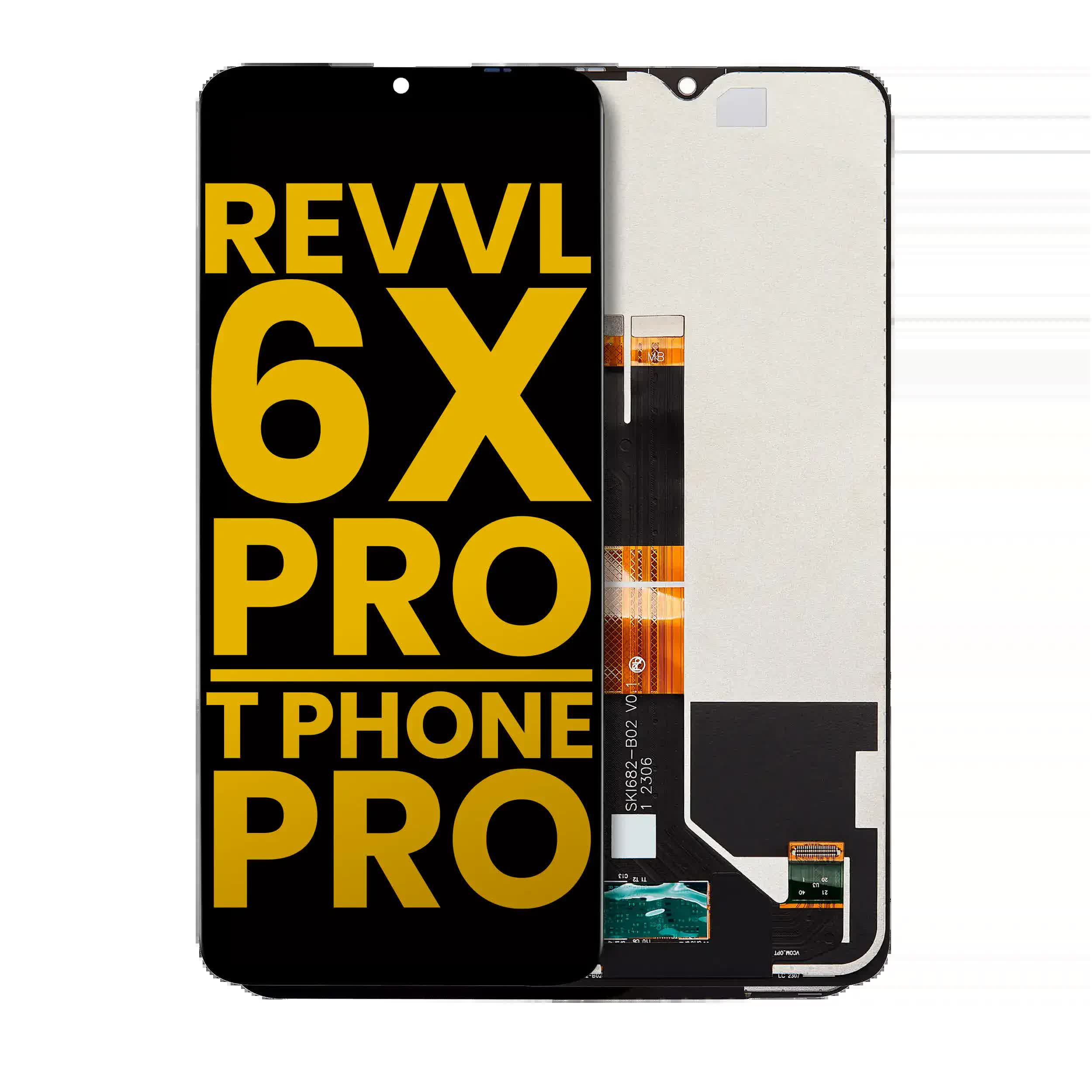 LCD Display ohne Rahmen für T-Mobile Revvl 6X Pro 5G / T Phone Pro (professionell aufgearbeitet)
