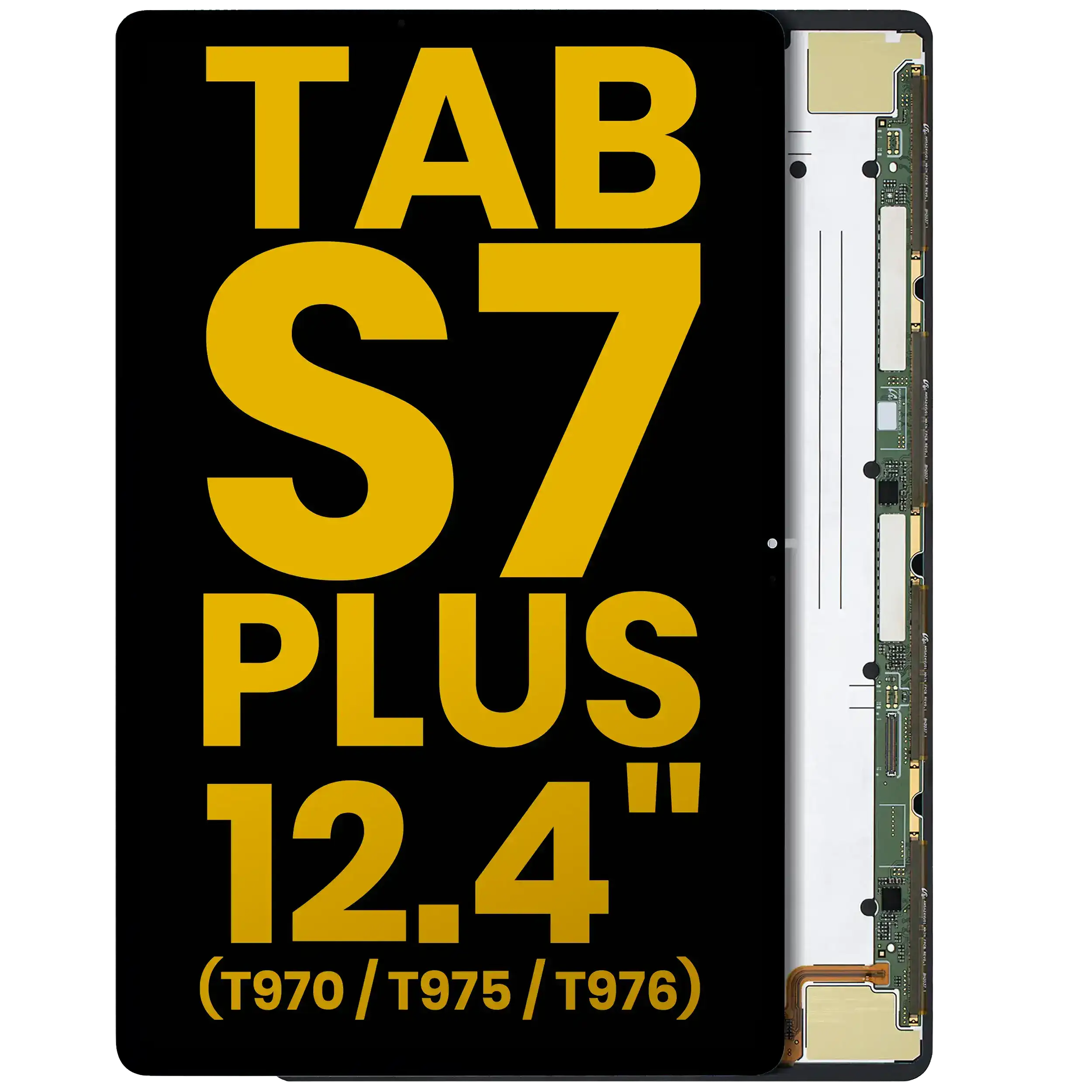 OLED Display ohne Rahmen für Samsung Galaxy Tab S8 Ultra 14.6" (X900 / X906) (2022) (professionell aufgearbeitet) (Black (Schwarz)) – Bild 5