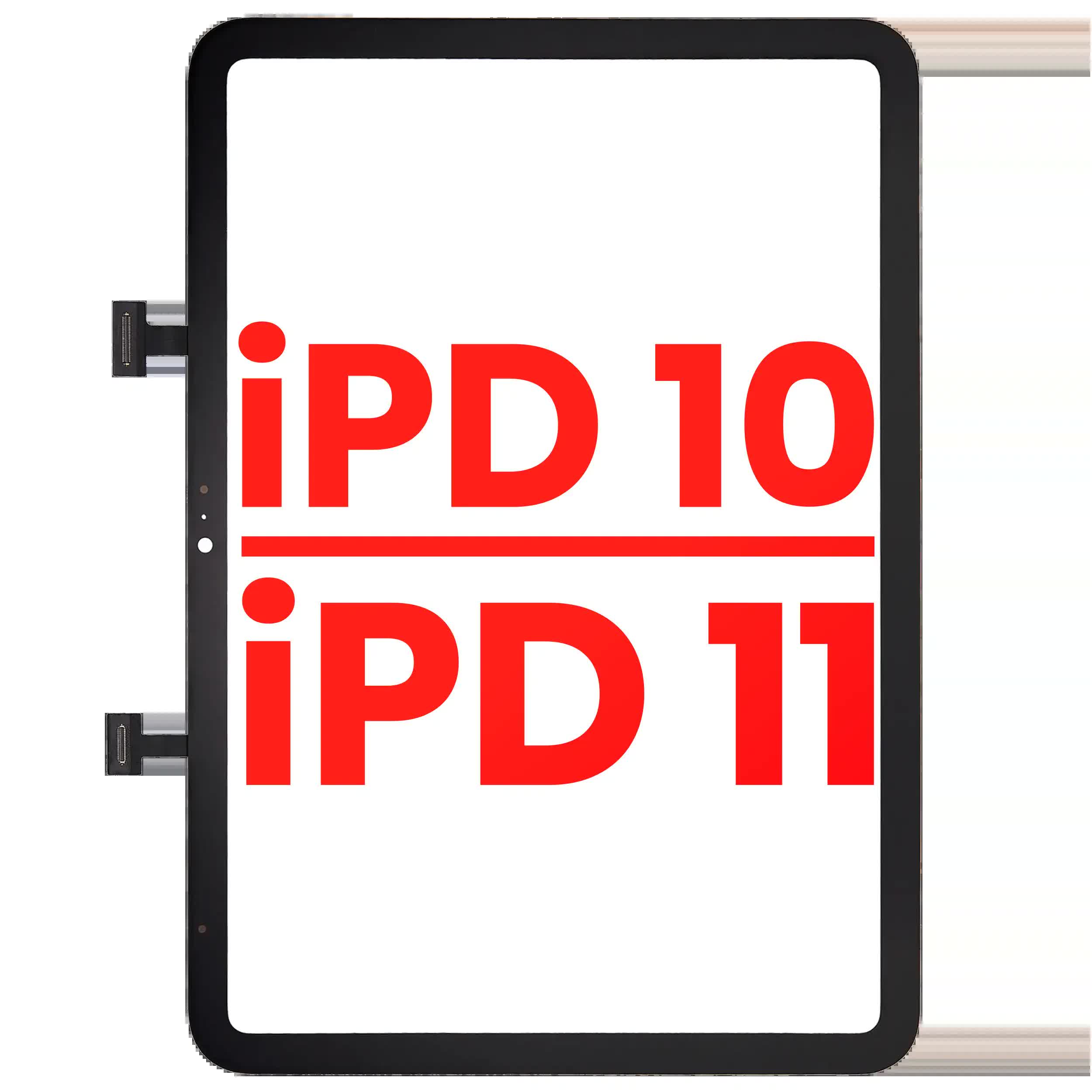 Touchscreen-Digitizer für iPad 10 (2022) / iPad 11 (2025) (Aftermarket Plus) (WiFi / Cellular)
