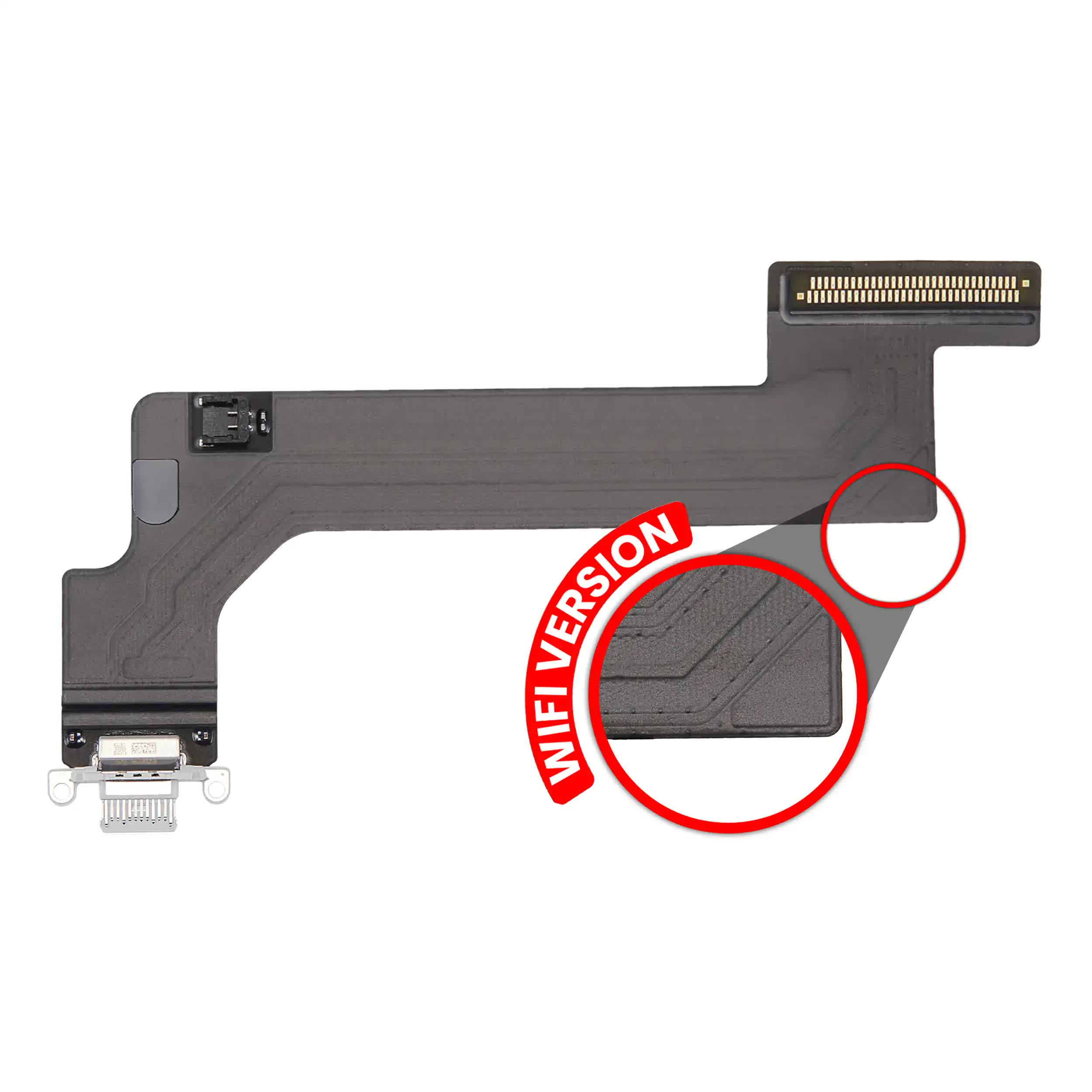Ladebuchse Flexkabel für iPad 10 (2022) (nur WiFi) (Premium) (Silver (Silber))