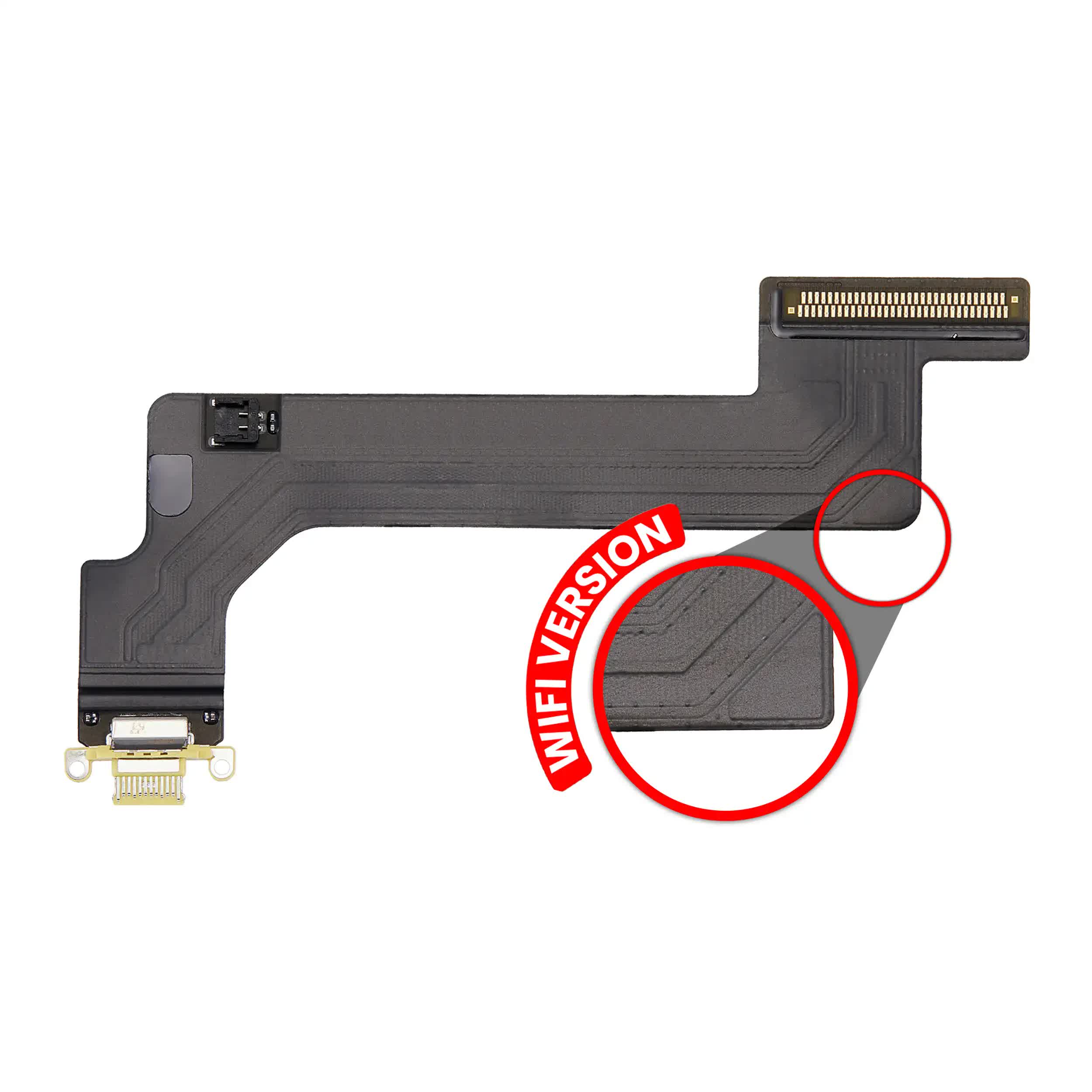 Ladebuchse Flexkabel für iPad 10 (2022) (nur WiFi) (Premium) (Yellow)