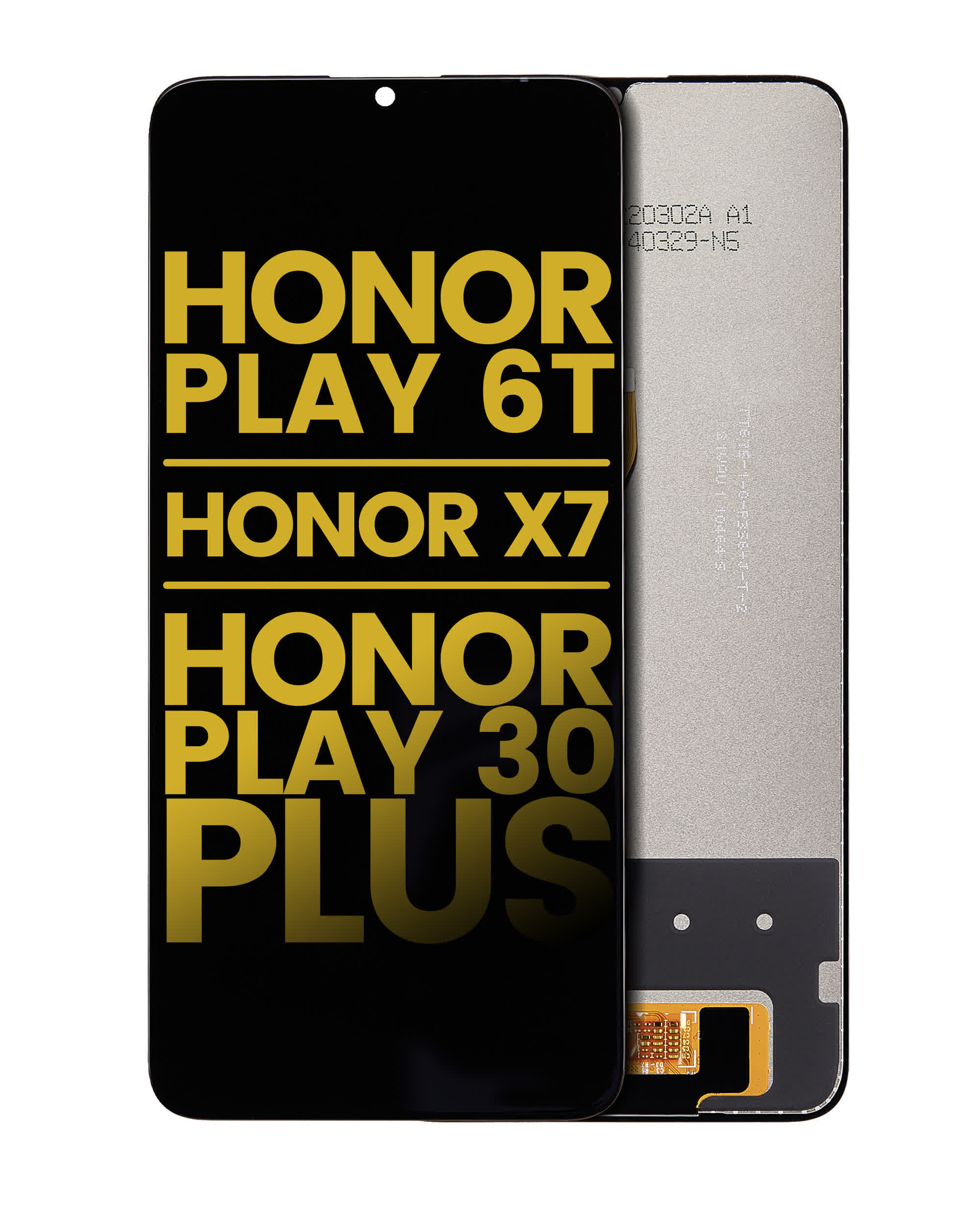 LCD Display ohne Rahmen für Honor Play 6T / Honor X7 / Honor Play 30 Plus (professionell aufgearbeitet)