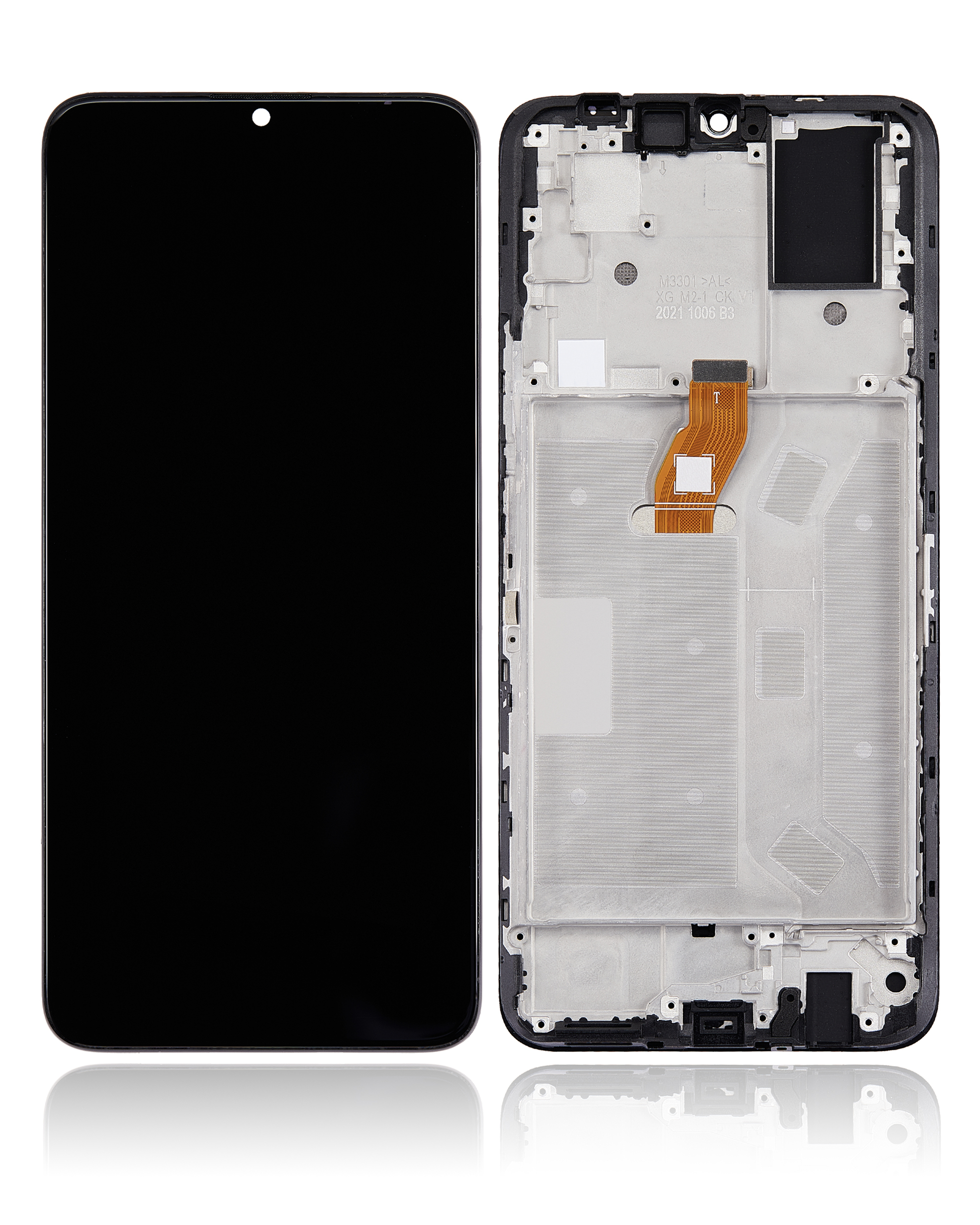 LCD Display mit Rahmen für Honor X7 / Honor Play 30 Plus (professionell aufgearbeitet) – Bild 2