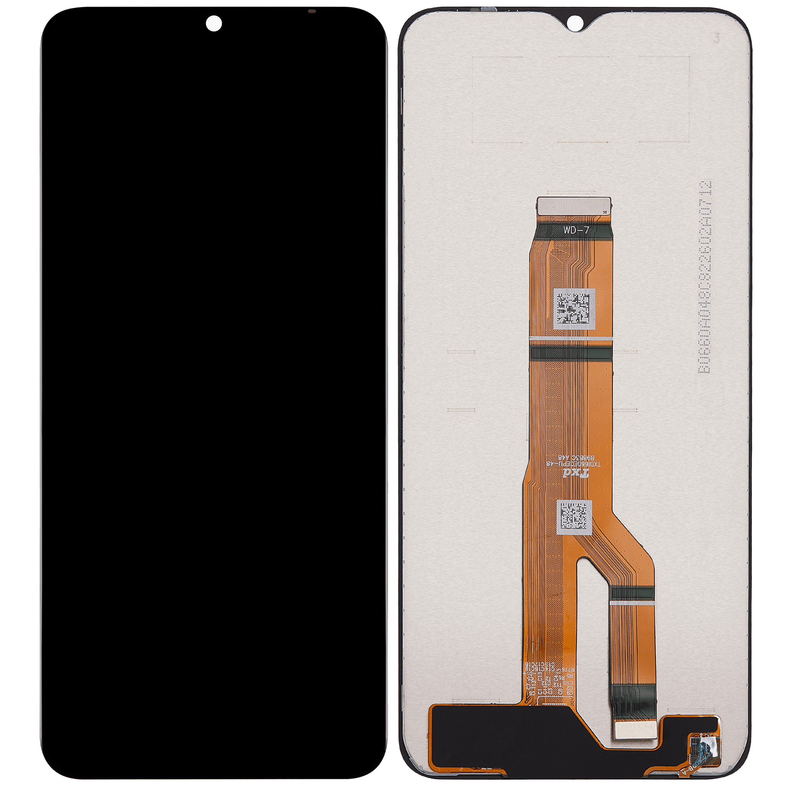 LCD Display ohne Rahmen für Honor X6A / X5 Plus / Play 40 / X5b / X5b Plus (professionell aufgearbeitet) – Bild 2