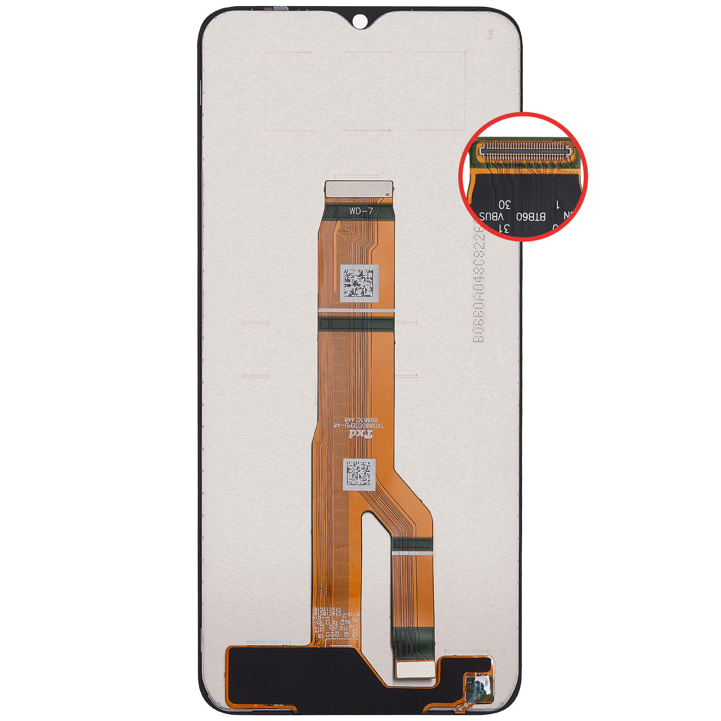 LCD Display ohne Rahmen für Honor X6A / X5 Plus / Play 40 / X5b / X5b Plus (professionell aufgearbeitet) – Bild 4
