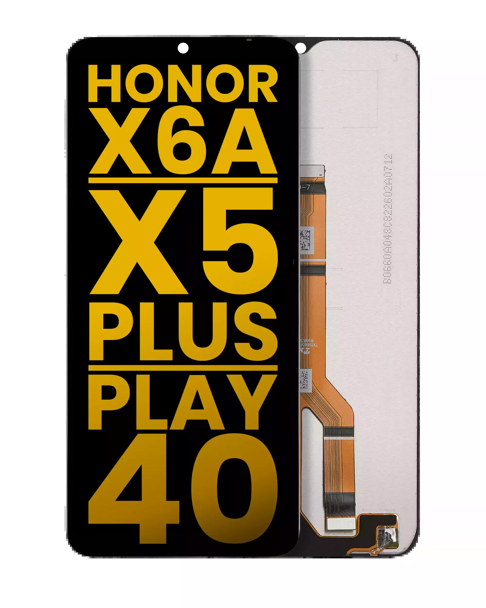 LCD Display ohne Rahmen für Honor X6A / X5 Plus / Play 40 / X5b / X5b Plus (professionell aufgearbeitet)