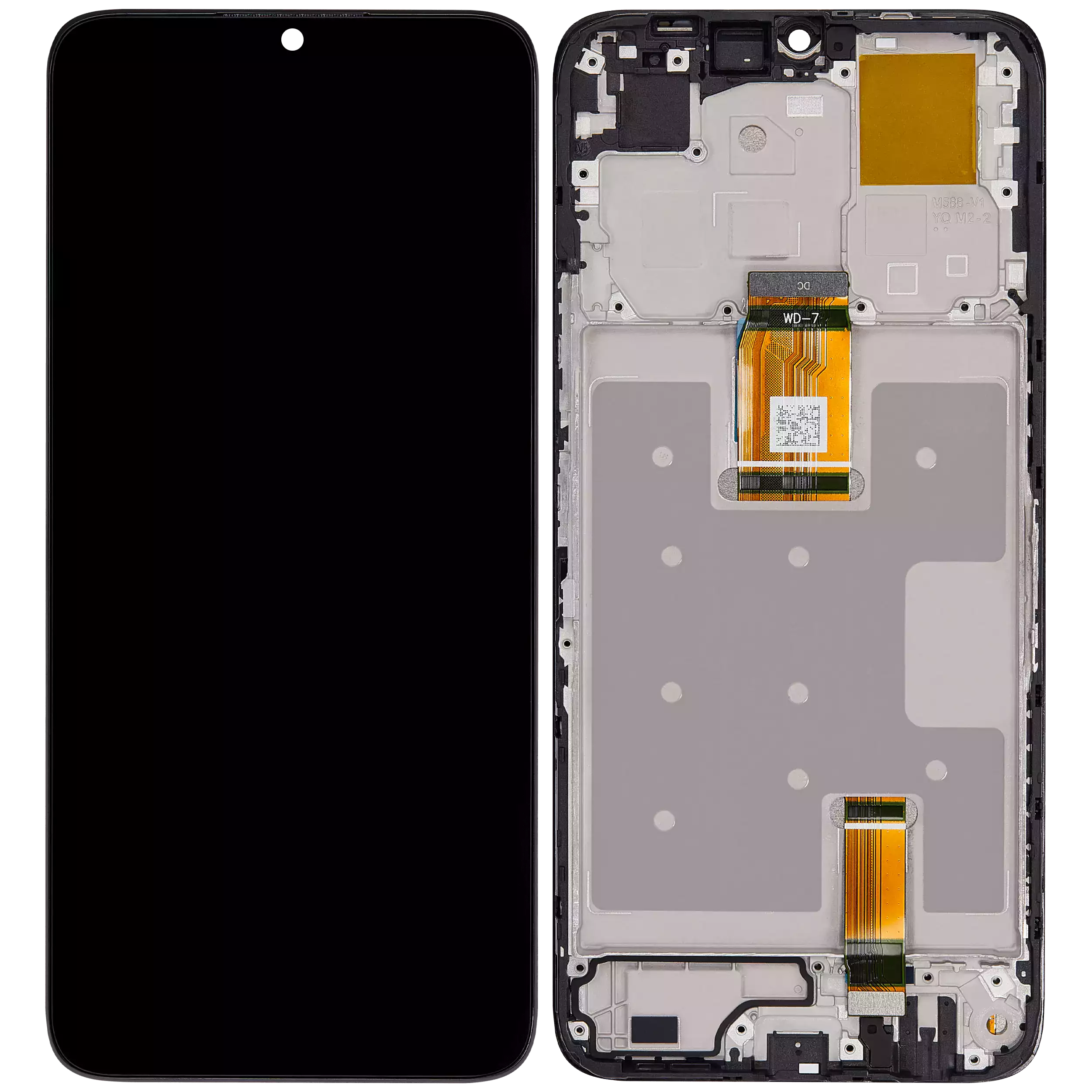 LCD Display mit Rahmen für Honor X6A / X5 Plus / Play 40 (professionell aufgearbeitet) – Bild 2