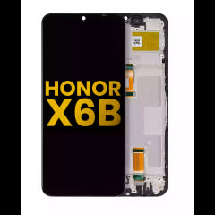 LCD Display mit Rahmen für Honor X6B (professionell aufgearbeitet)