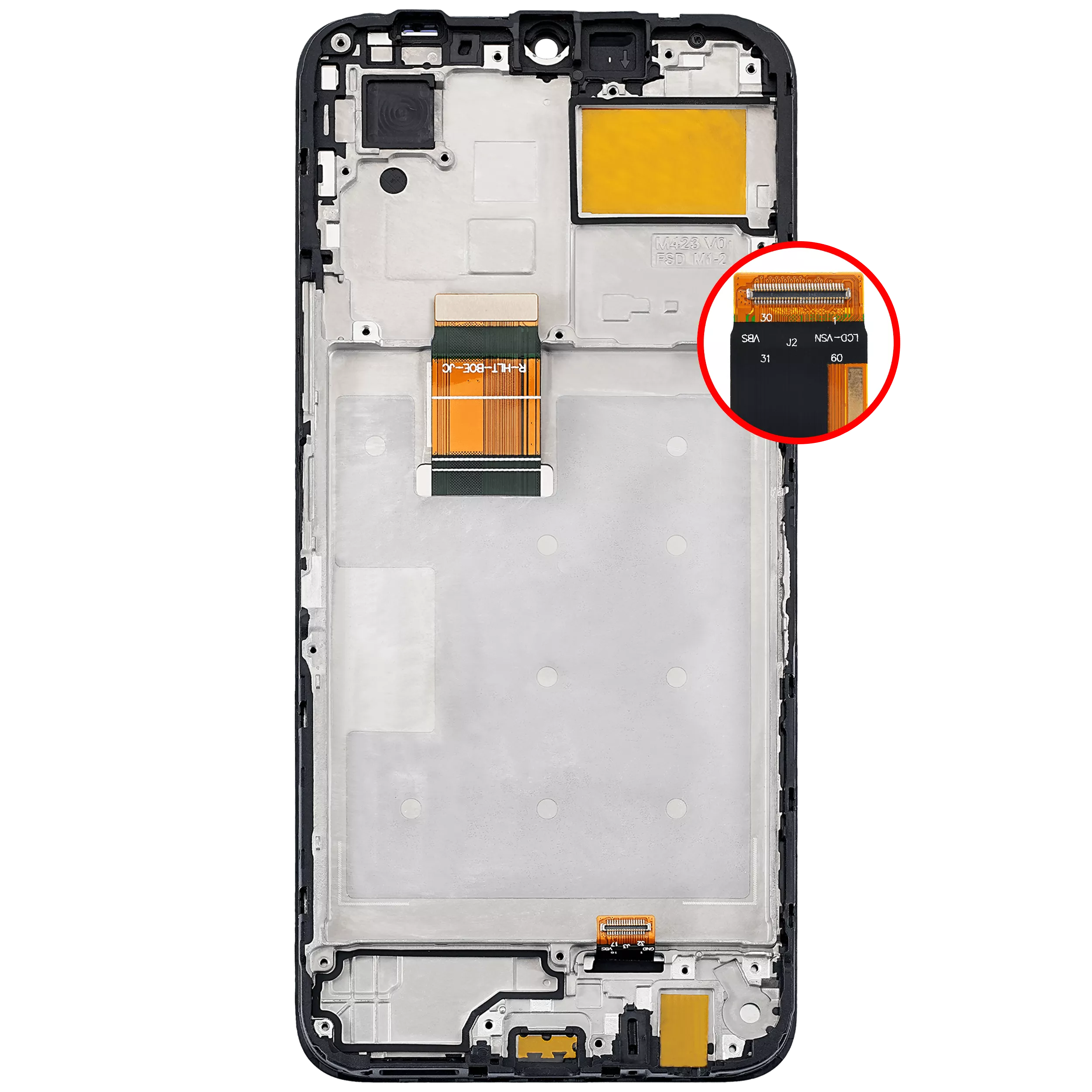 LCD Display mit Rahmen für Honor X6 / X6S / X8 5G / 70 Lite 5G (professionell aufgearbeitet) – Bild 4