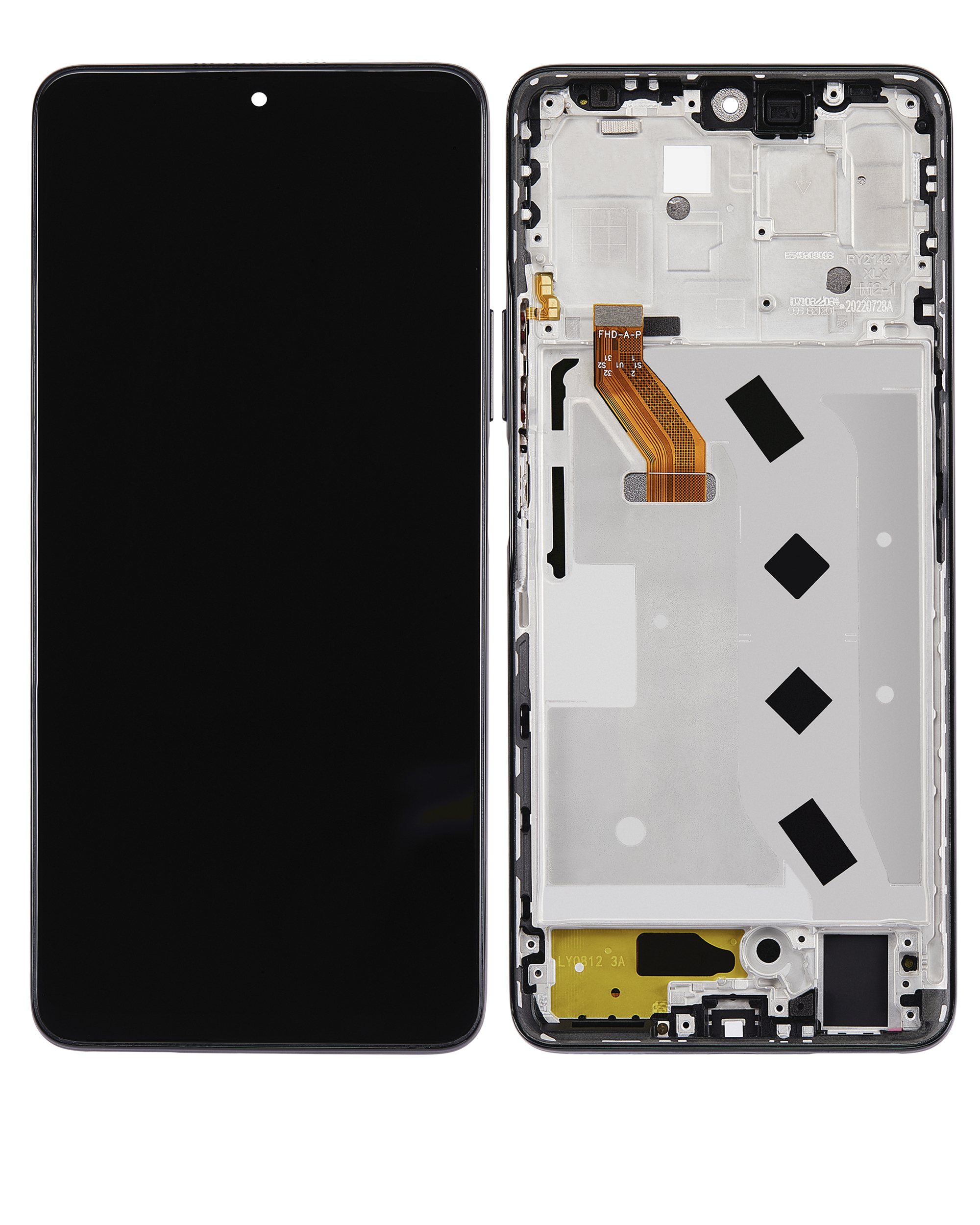 LCD Display mit Rahmen für Honor X9 / Honor X30 / Honor X9 5G (professionell aufgearbeitet) (Midnight Black (Schwarz)) – Bild 2