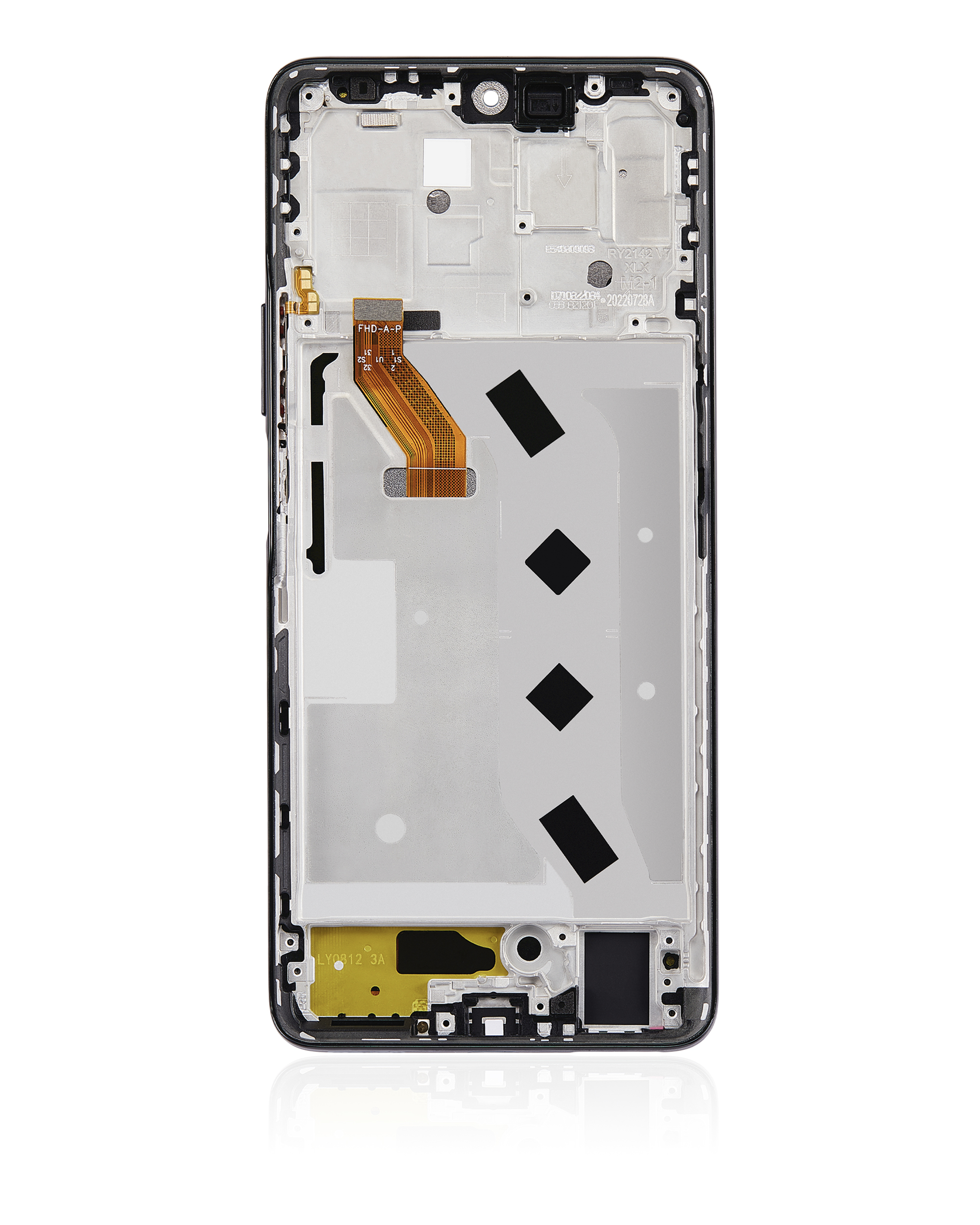 LCD Display mit Rahmen für Honor X9 / Honor X30 / Honor X9 5G (professionell aufgearbeitet) (Midnight Black (Schwarz)) – Bild 4