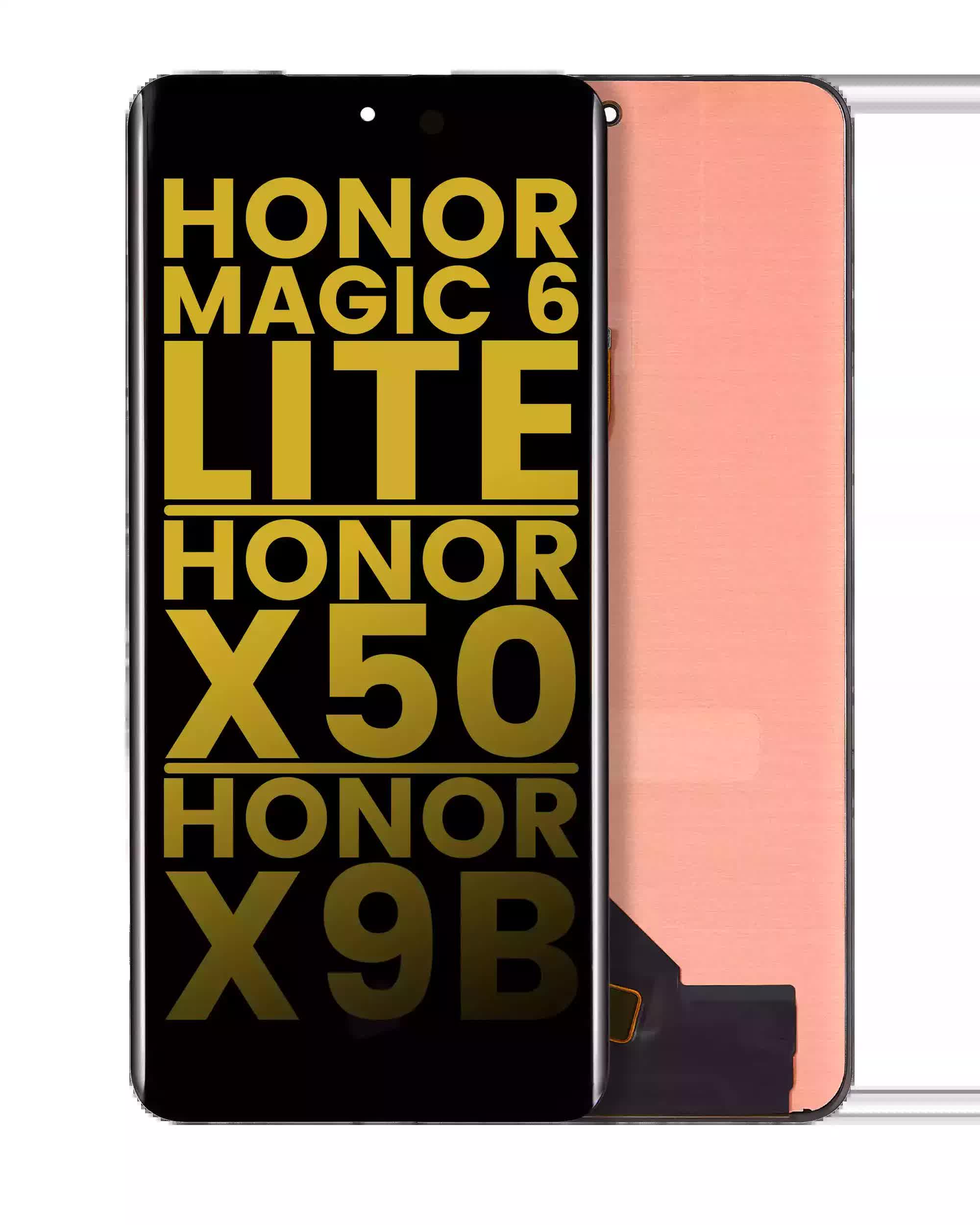 OLED Display ohne Rahmen für Honor Magic6 Lite / X50 / X50 Pro / X50 GT / X9b (professionell aufgearbeitet)