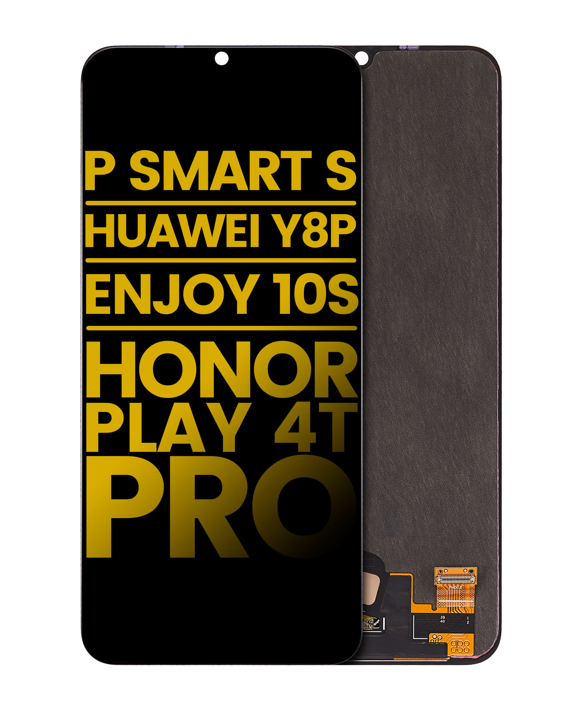 OLED Display ohne Rahmen für Huawei P Smart S / Y8P / Enjoy 10s / Honor Play4T Pro (professionell aufgearbeitet)