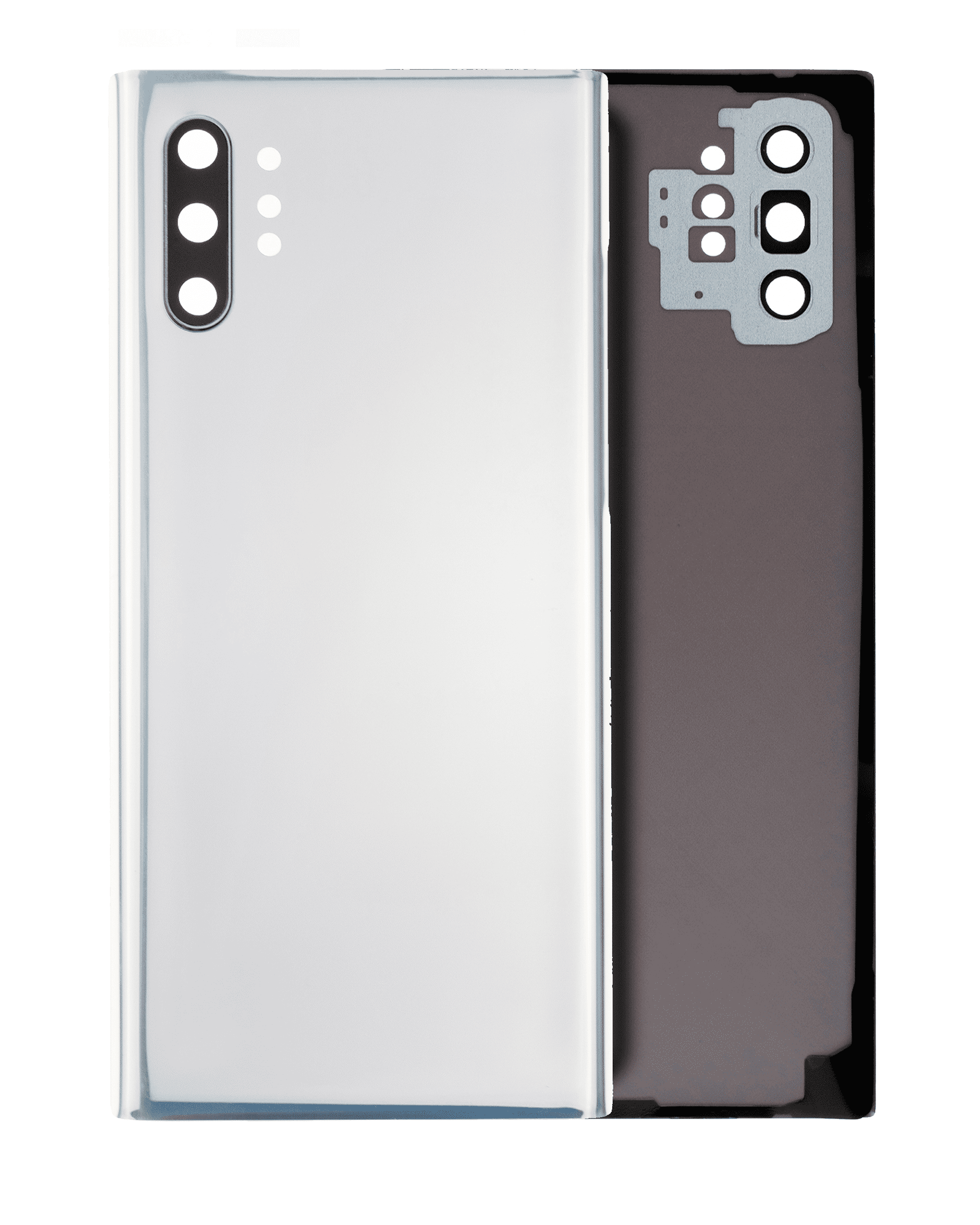 Rückdeckelglas mit Kameraglas für Samsung Galaxy Note 10 Plus / 5G (Service Pack) (Aura Black) – Bild 4