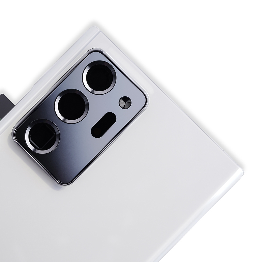 Rückdeckelglas mit Kameraglas für Samsung Galaxy Note 20 Ultra (Service Pack) (Mystic White) – Bild 2