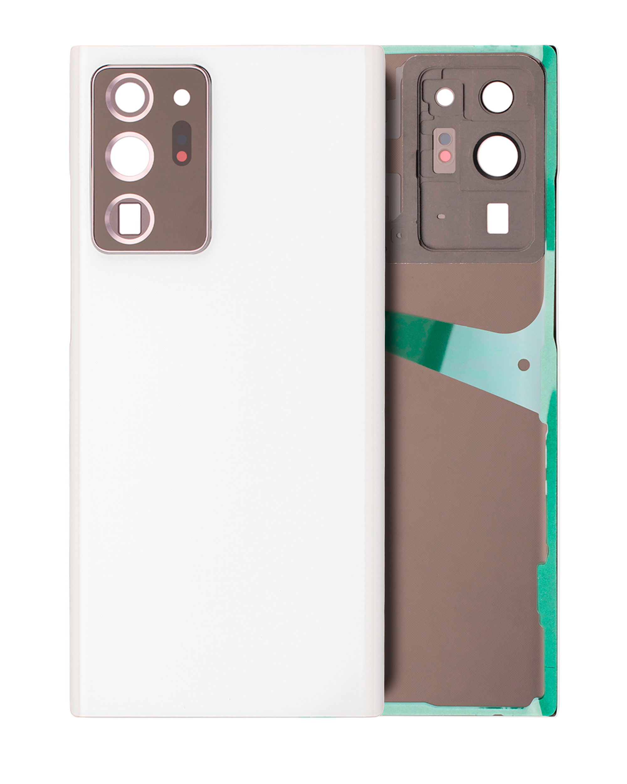 Rückdeckelglas mit Kameraglas für Samsung Galaxy Note 20 Ultra (Service Pack) (Mystic White) – Bild 5