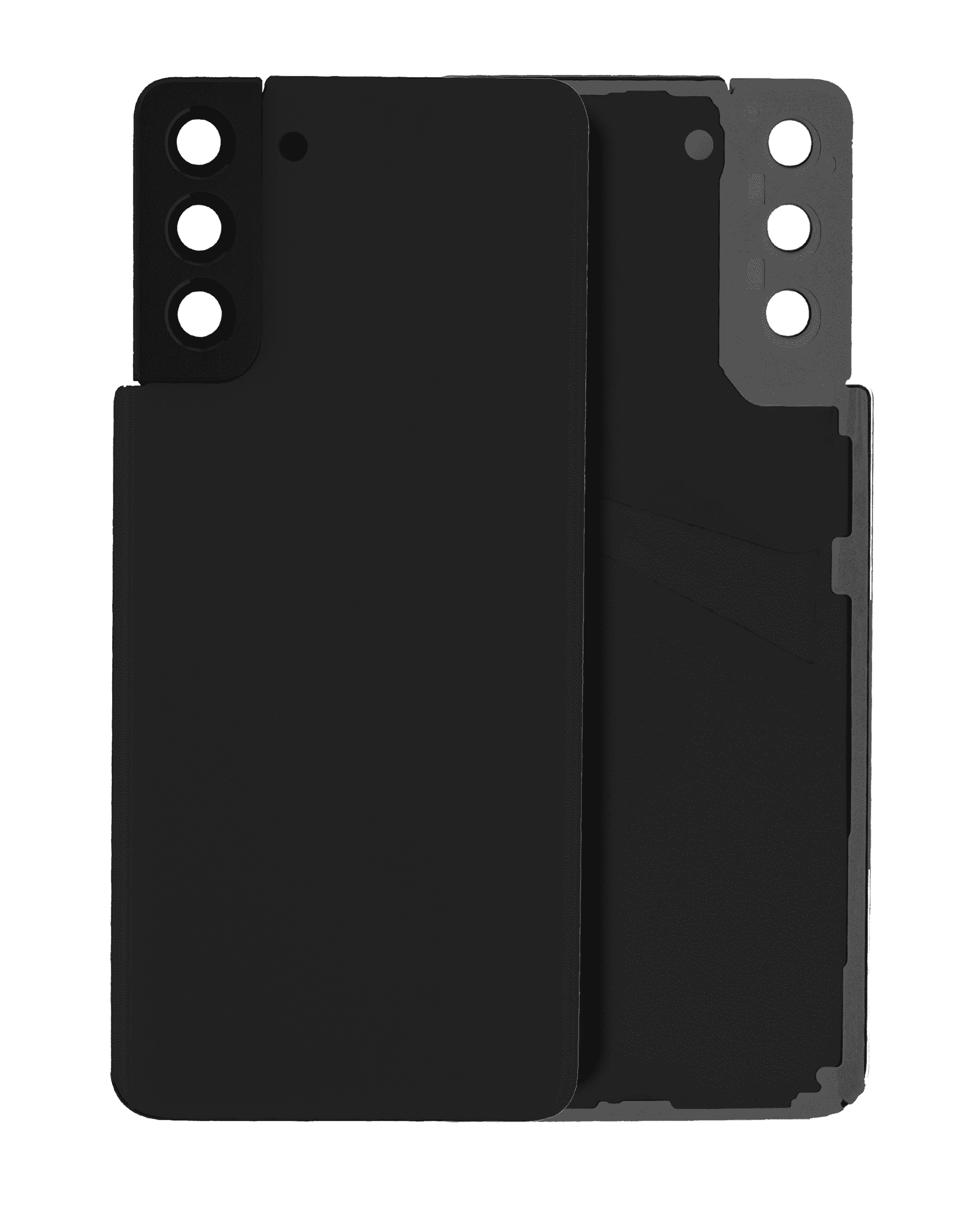 Rückdeckelglas mit Kameraglas für Samsung Galaxy S21 Plus 5G (Aftermarket Plus) (Phantom Red) – Bild 2
