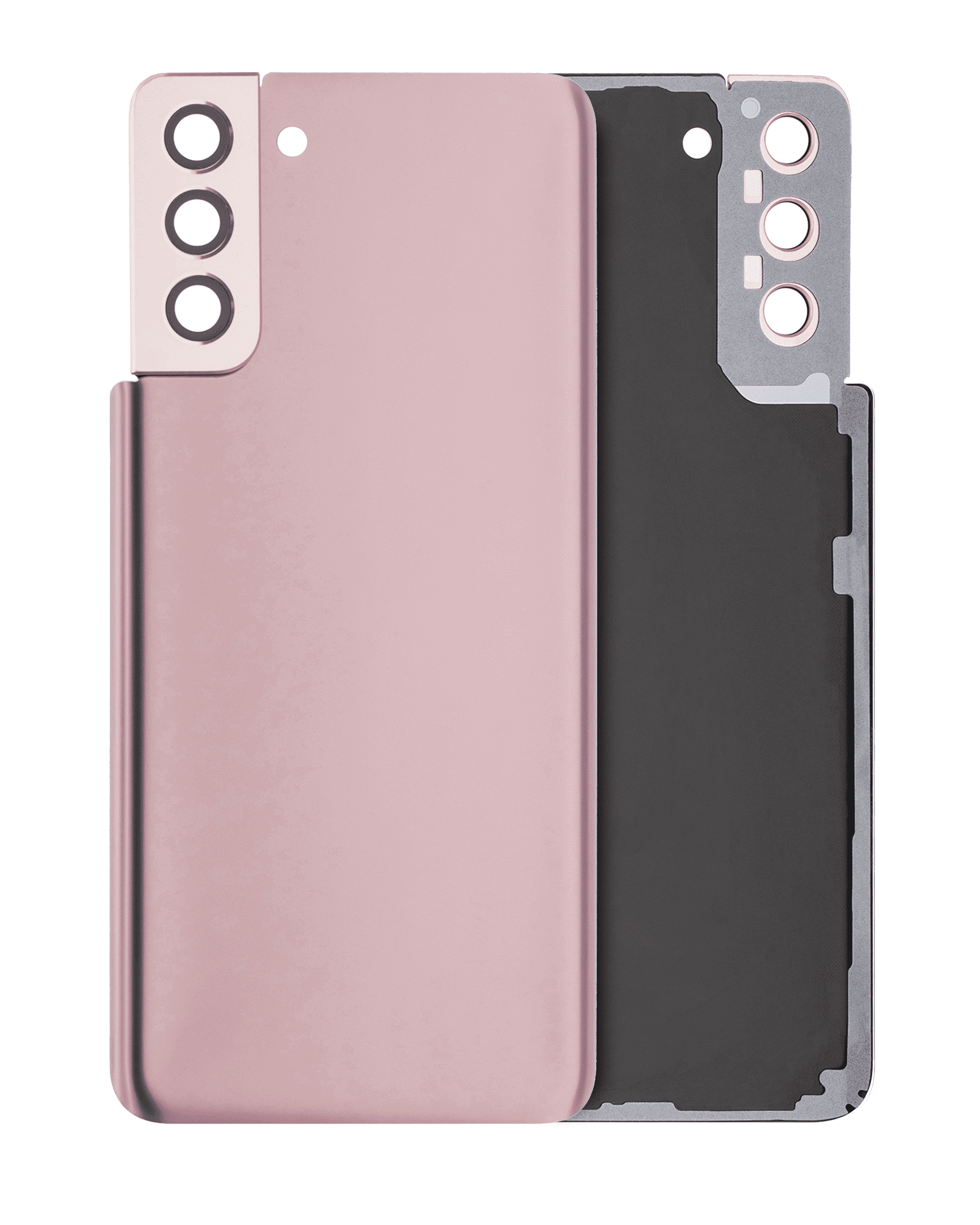 Rückdeckelglas mit Kameraglas für Samsung Galaxy S21 Plus 5G (Aftermarket Plus) (Phantom Red) – Bild 3