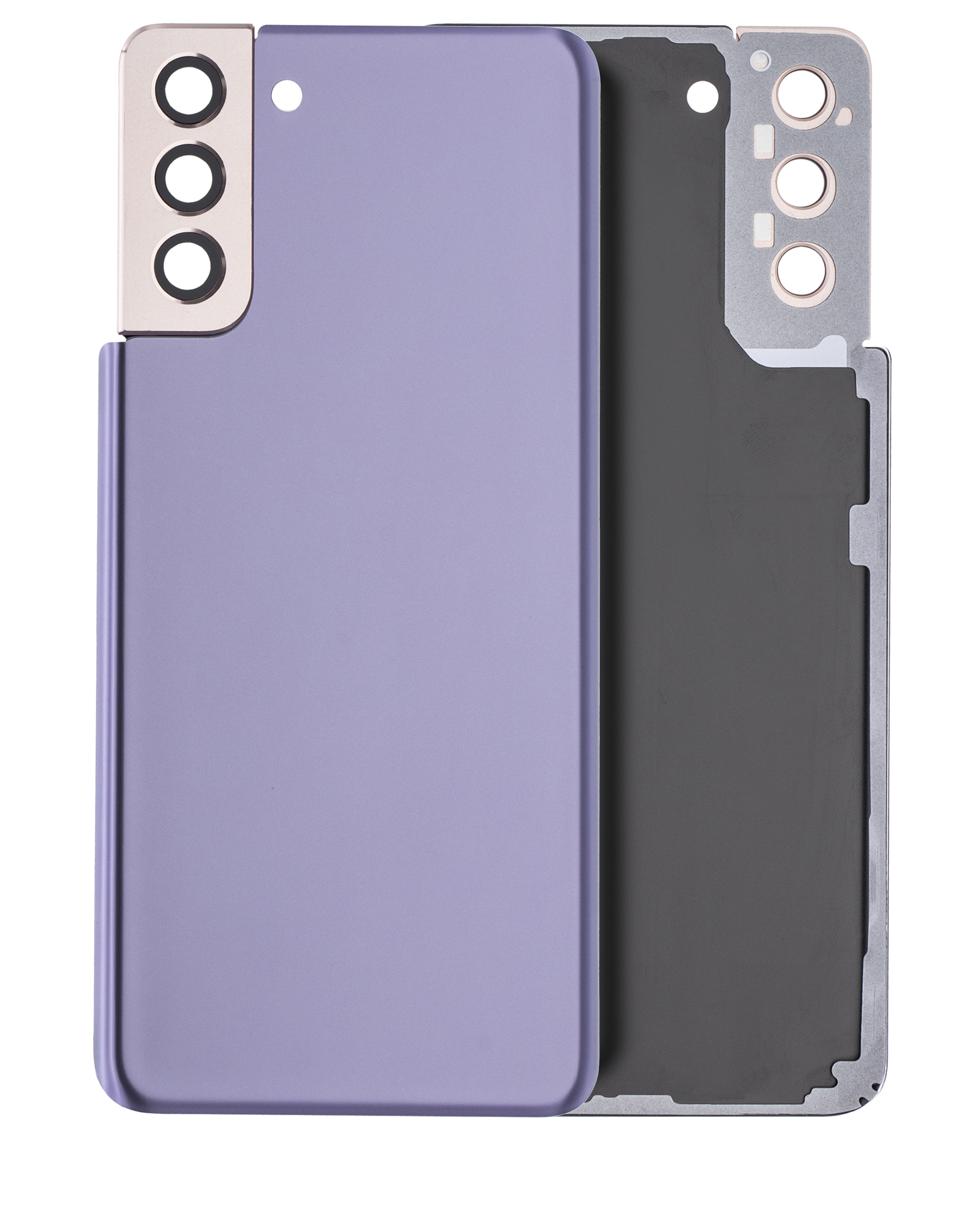 Rückdeckelglas mit Kameraglas für Samsung Galaxy S21 Plus 5G (Aftermarket Plus) (Phantom Red) – Bild 4