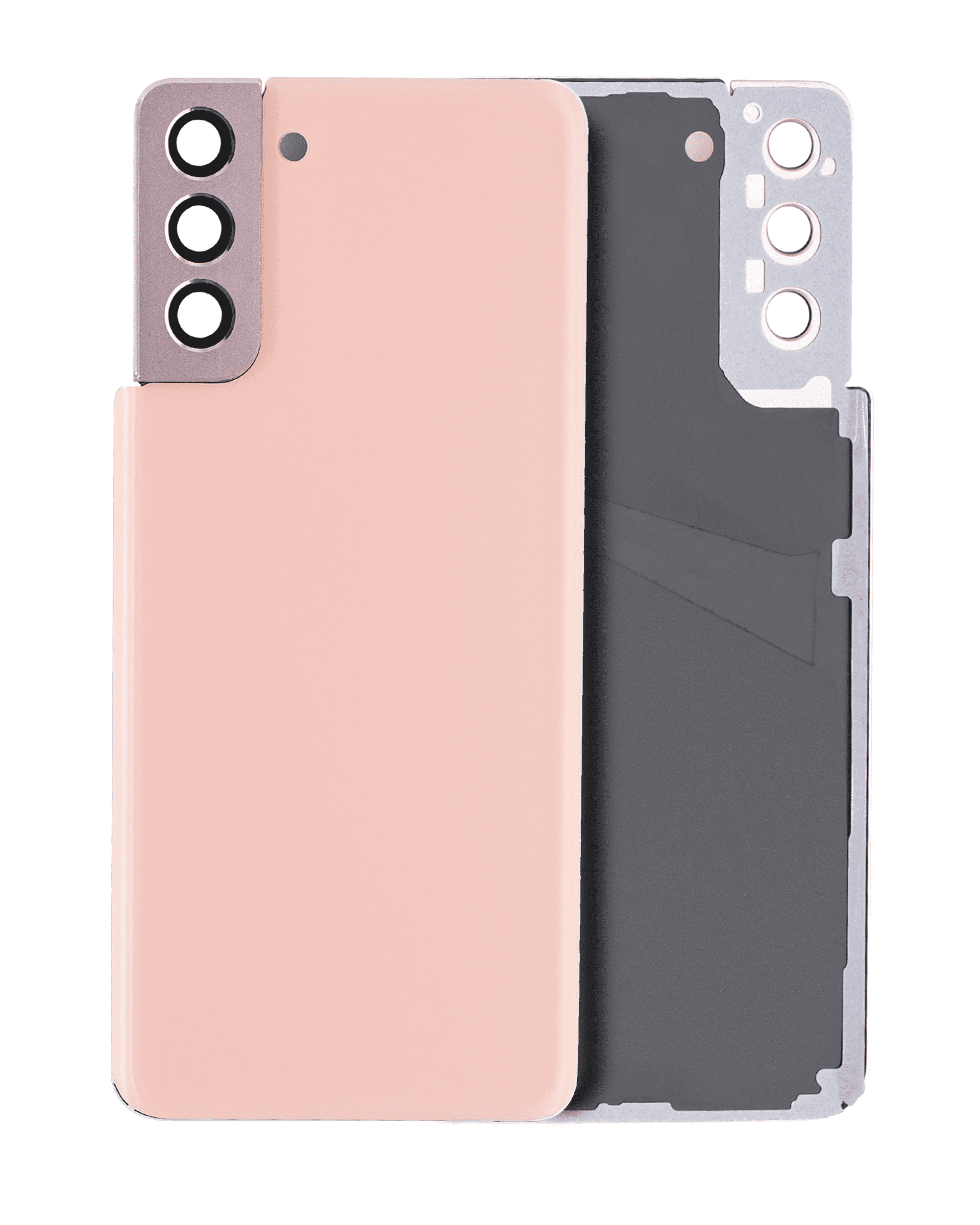 Rückdeckelglas mit Kameraglas für Samsung Galaxy S21 Plus 5G (Aftermarket Plus) (Phantom Red) – Bild 5