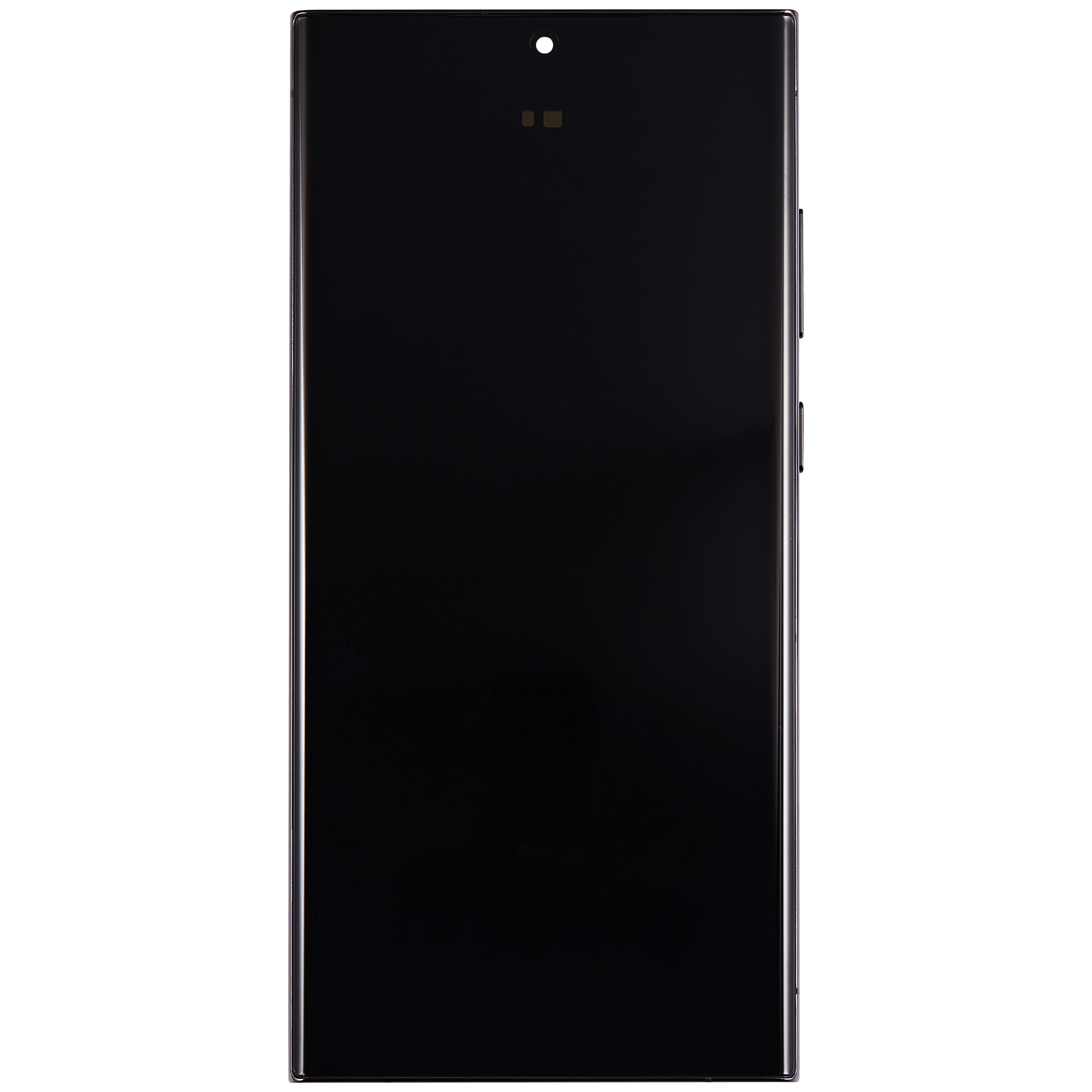 OLED Display mit Rahmen für Samsung Galaxy S23 Ultra (US & International) (professionell aufgearbeitet) (Phantom Black) – Bild 3