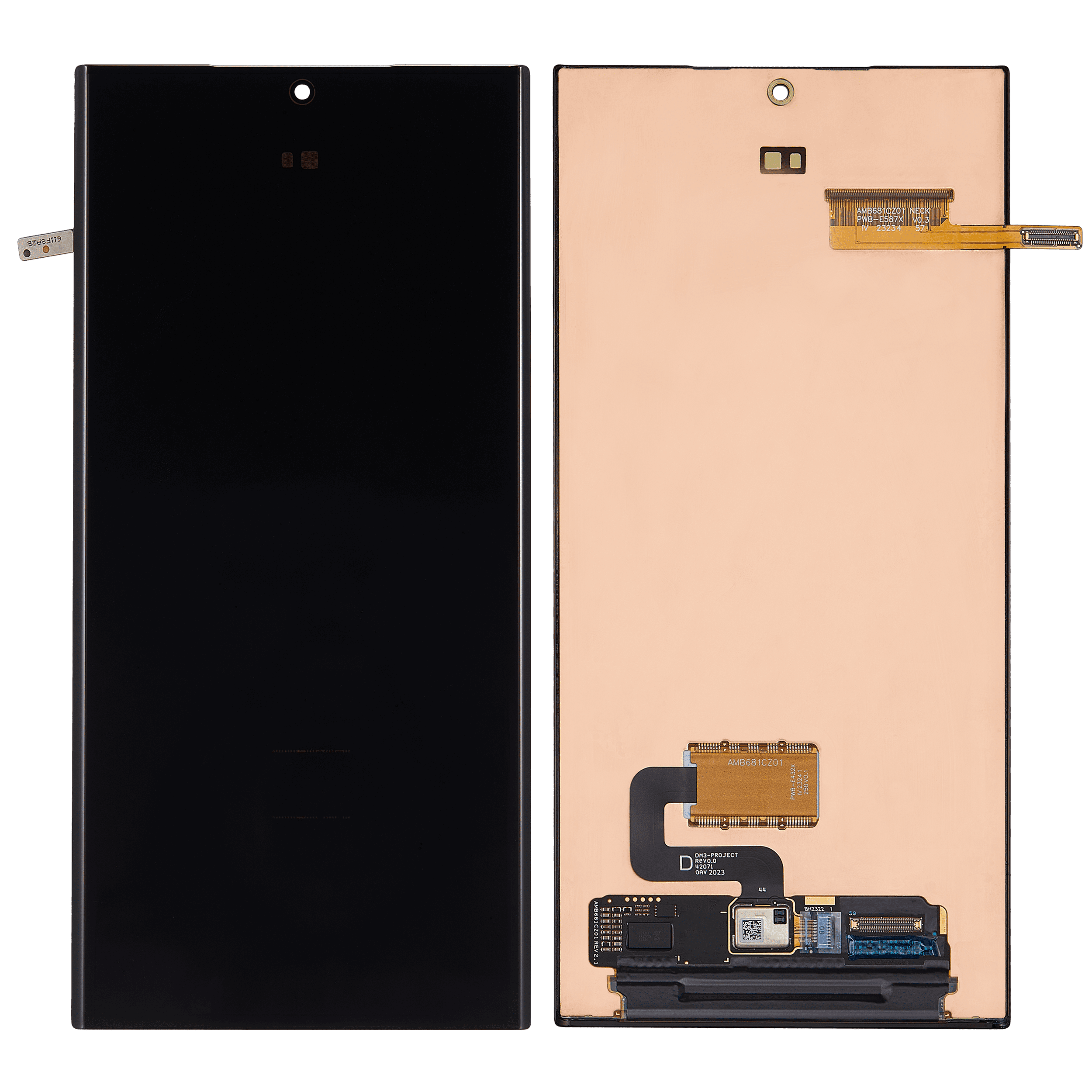 OLED Display ohne Rahmen für Samsung Galaxy S23 Ultra 5G (US & International) (professionell aufgearbeitet) – Bild 2