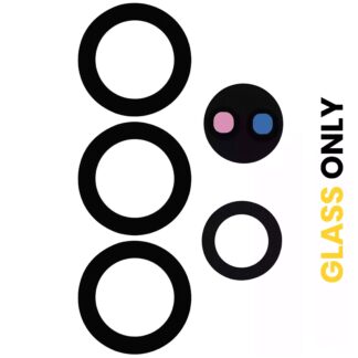 Rückkamera-Glas (nur Glas) mit Klebefolie für Samsung Galaxy S23 Ultra 5G (Black (Schwarz)) (10er-Pack)