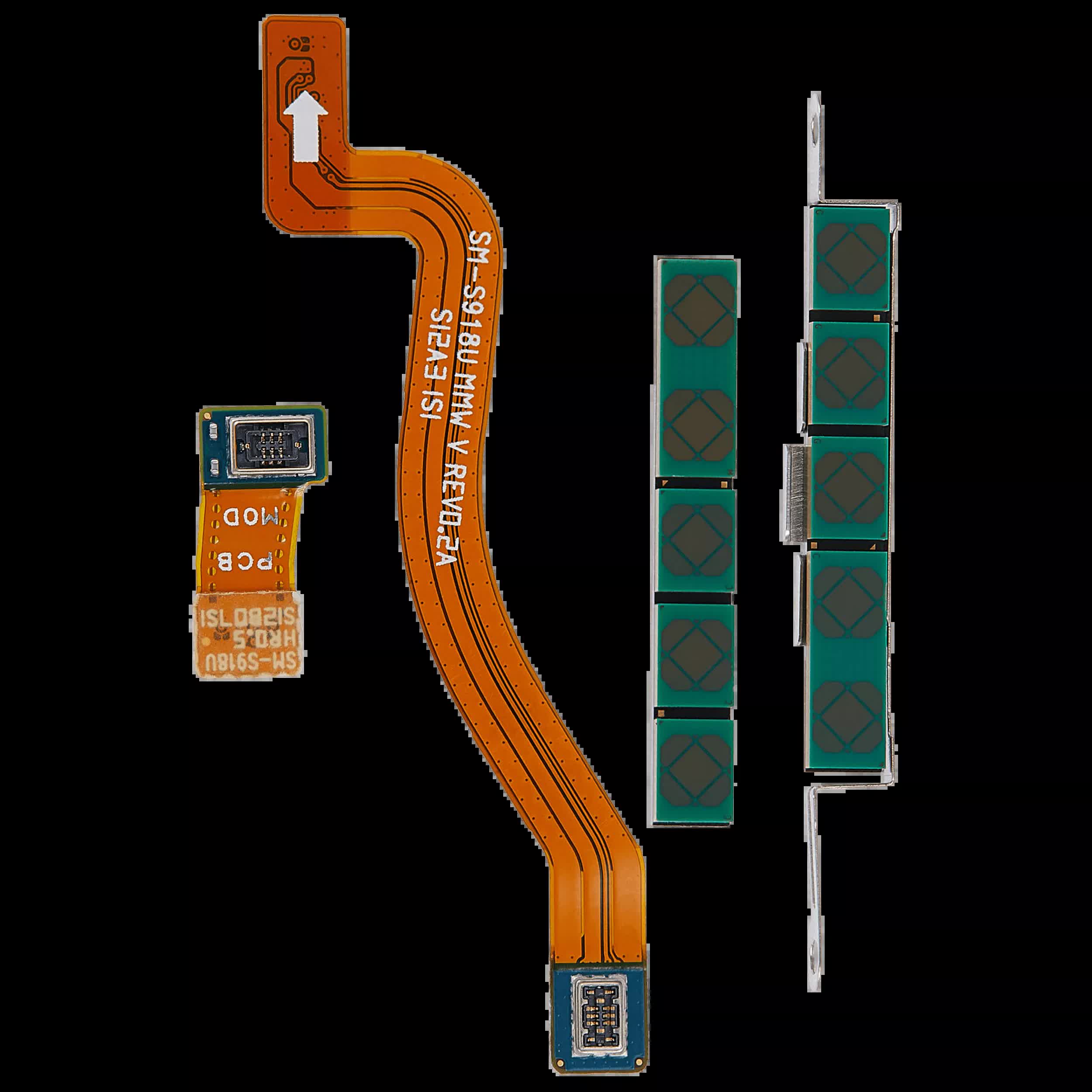 5G Antenne Flexkabel mit Modul für Samsung Galaxy S23 Ultra (4-teiliges Set)