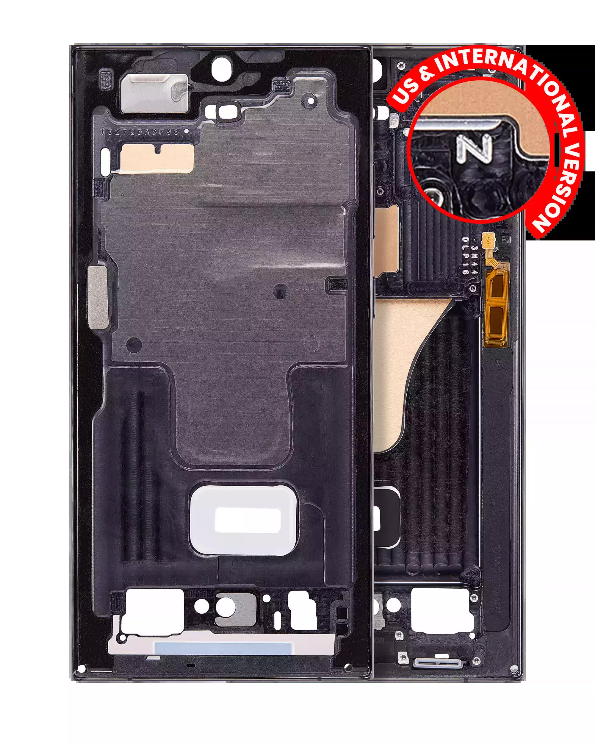 Mittelrahmen für Samsung Galaxy S23 Ultra 5G (US & International Version) (Graphite)