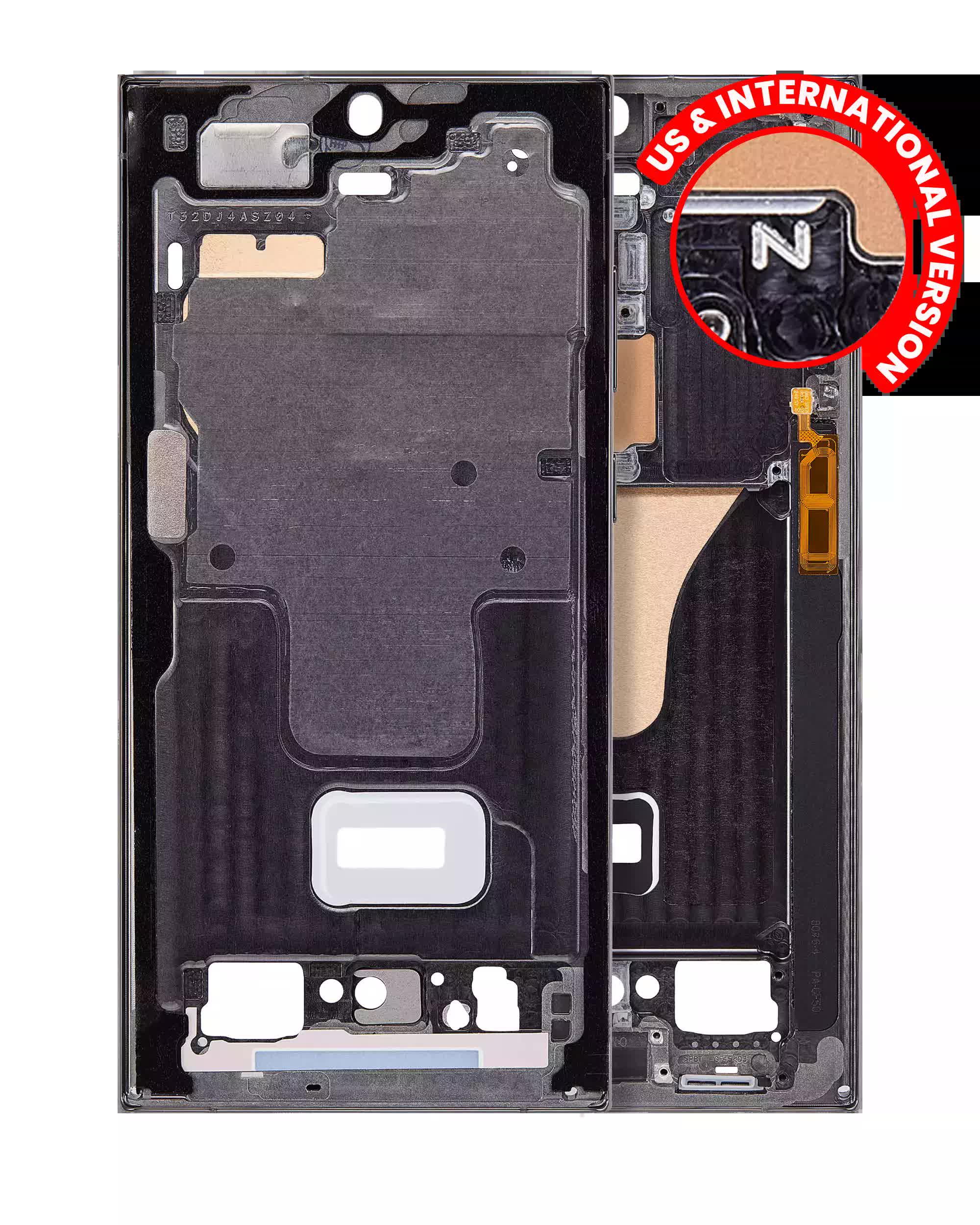 Mittelrahmen für Samsung Galaxy S23 Ultra 5G (US & International Version) (Green (Grün))