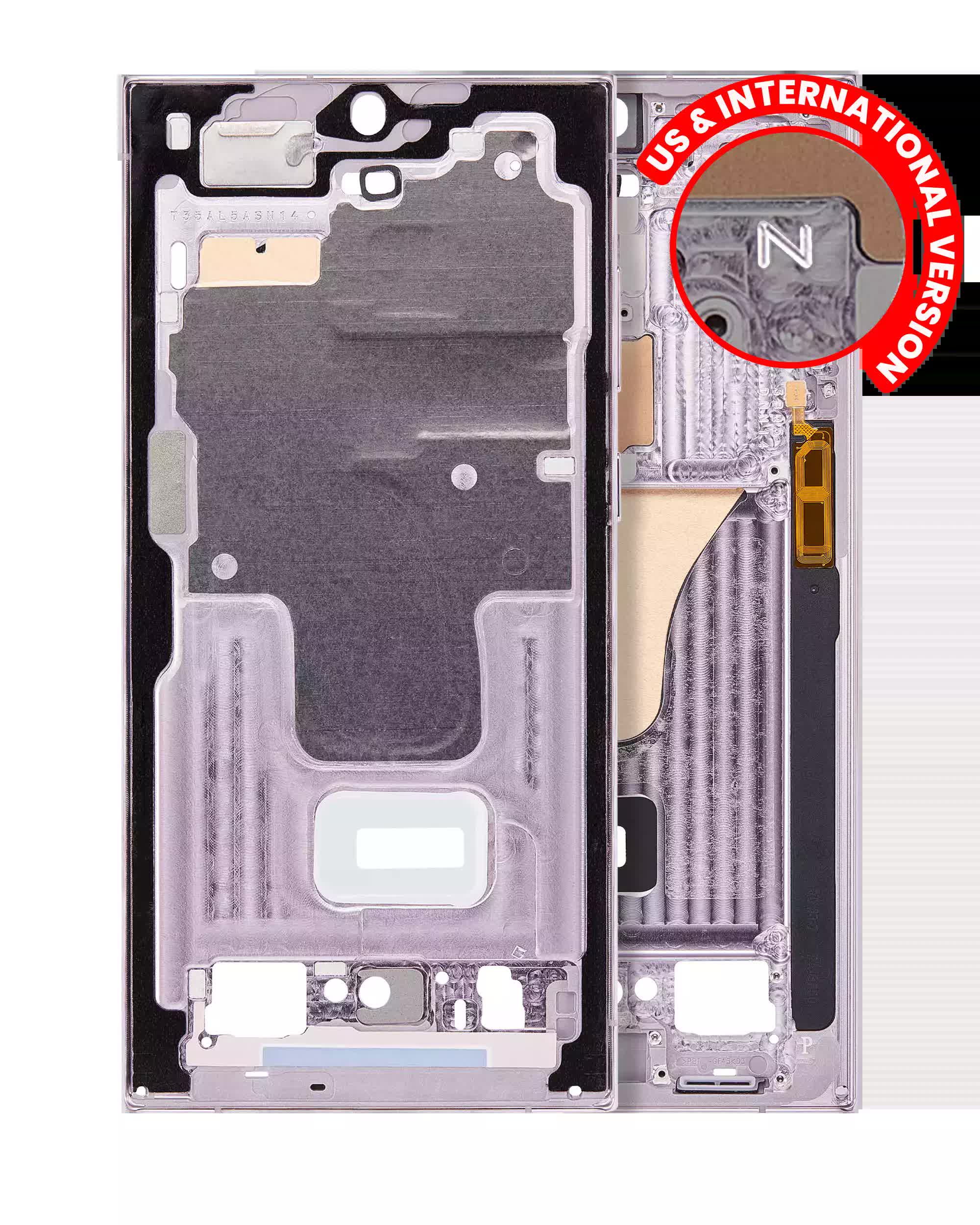 Mittelrahmen für Samsung Galaxy S23 Ultra 5G (US & International Version) (Lavender)