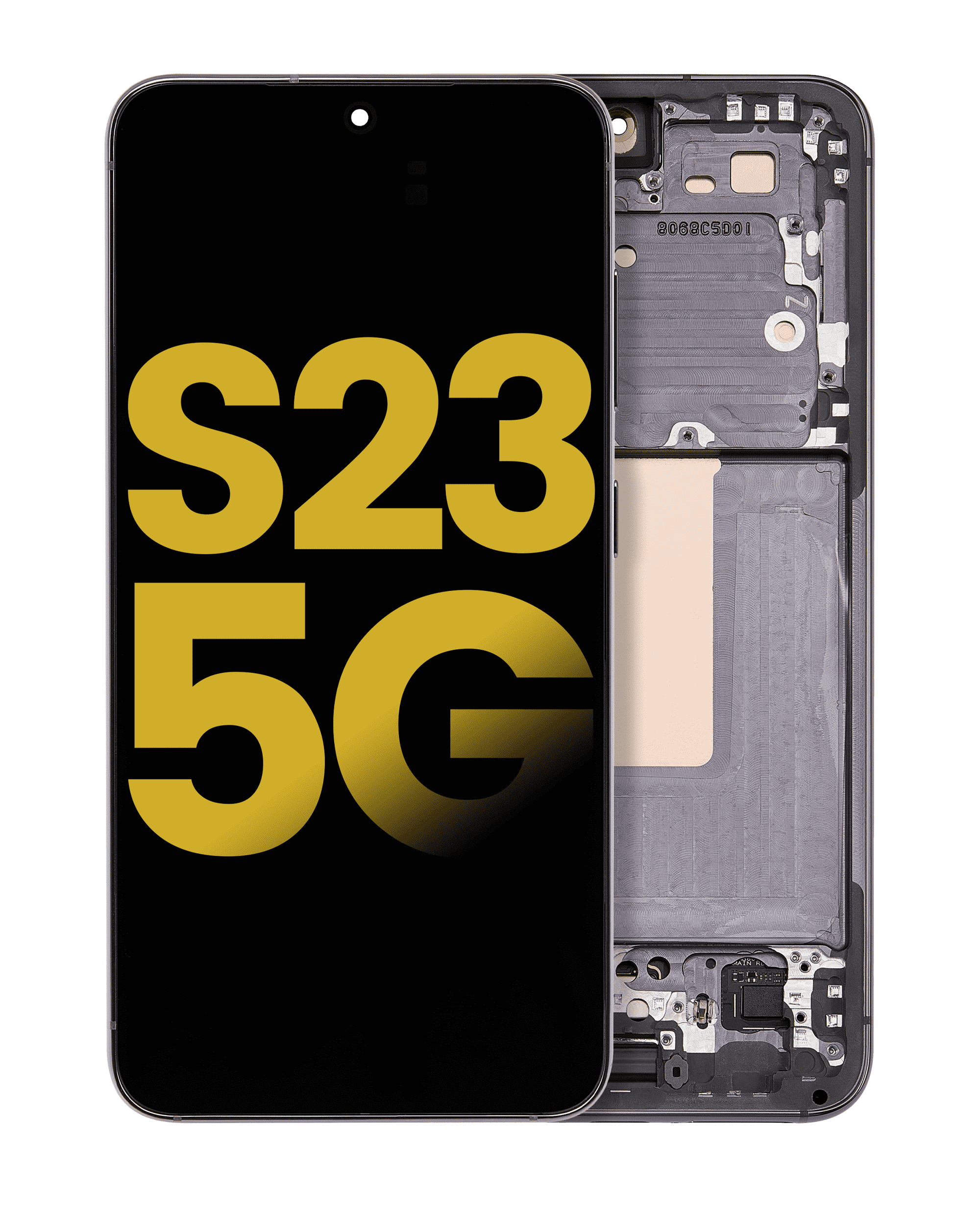 OLED Display mit Rahmen für Samsung Galaxy S23 5G (US & International) (professionell aufgearbeitet) (Green (Grün)) – Bild 3