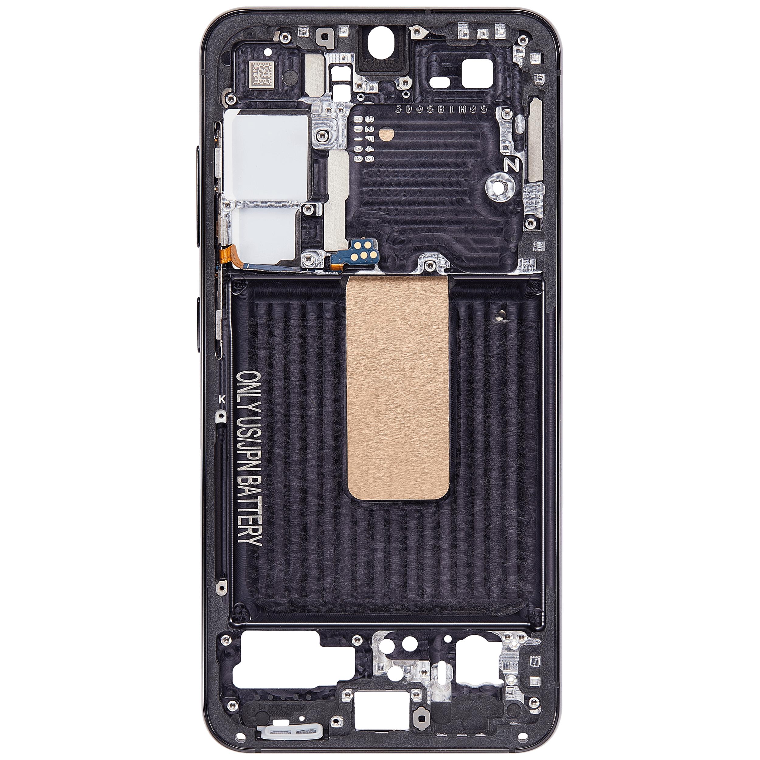 Mittelrahmen für Samsung Galaxy S23 5G (US & International Version) (Phantom Black) – Bild 4