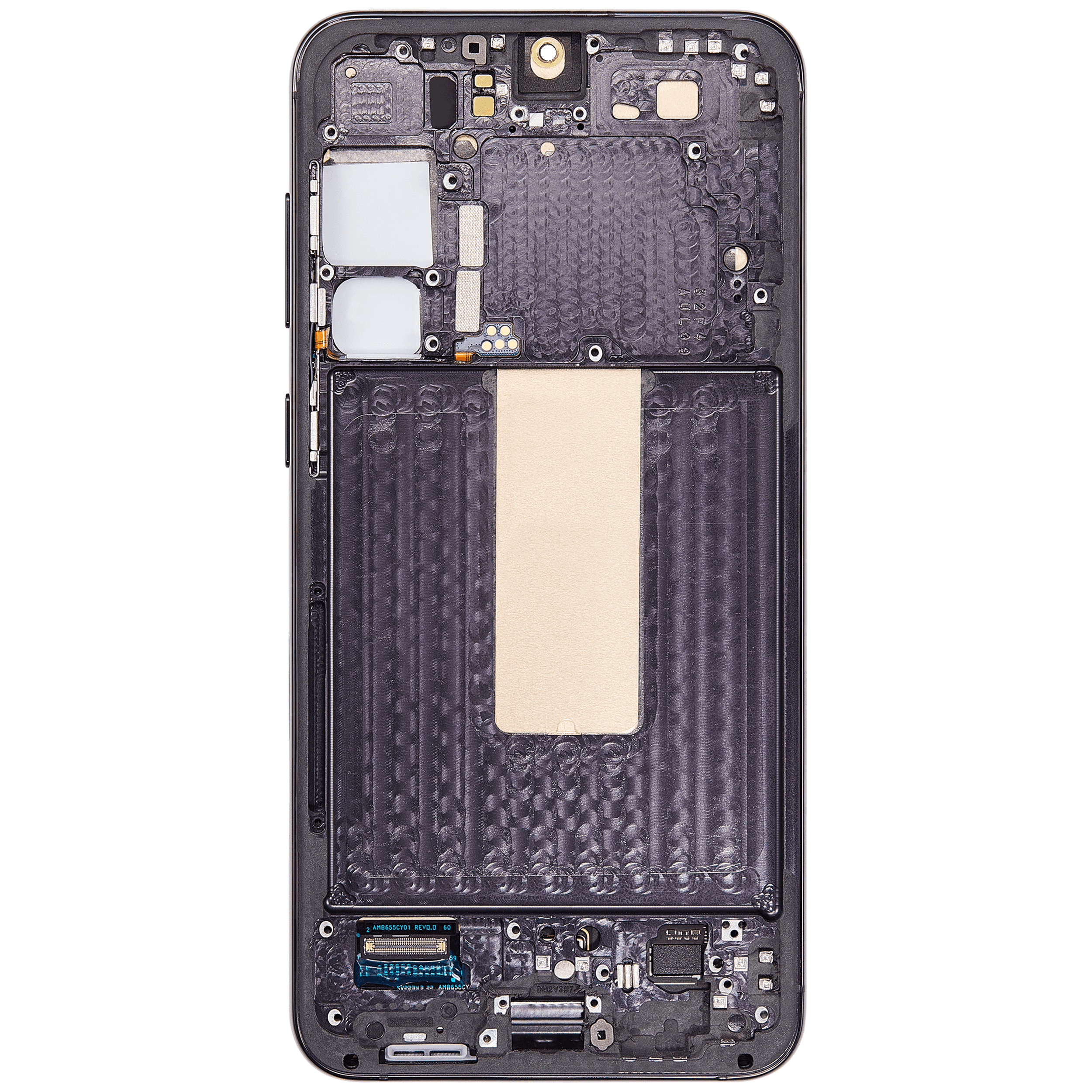 OLED Display mit Rahmen für Samsung Galaxy S23 Plus 5G (US & International) (professionell aufgearbeitet) (Phantom Black) – Bild 4