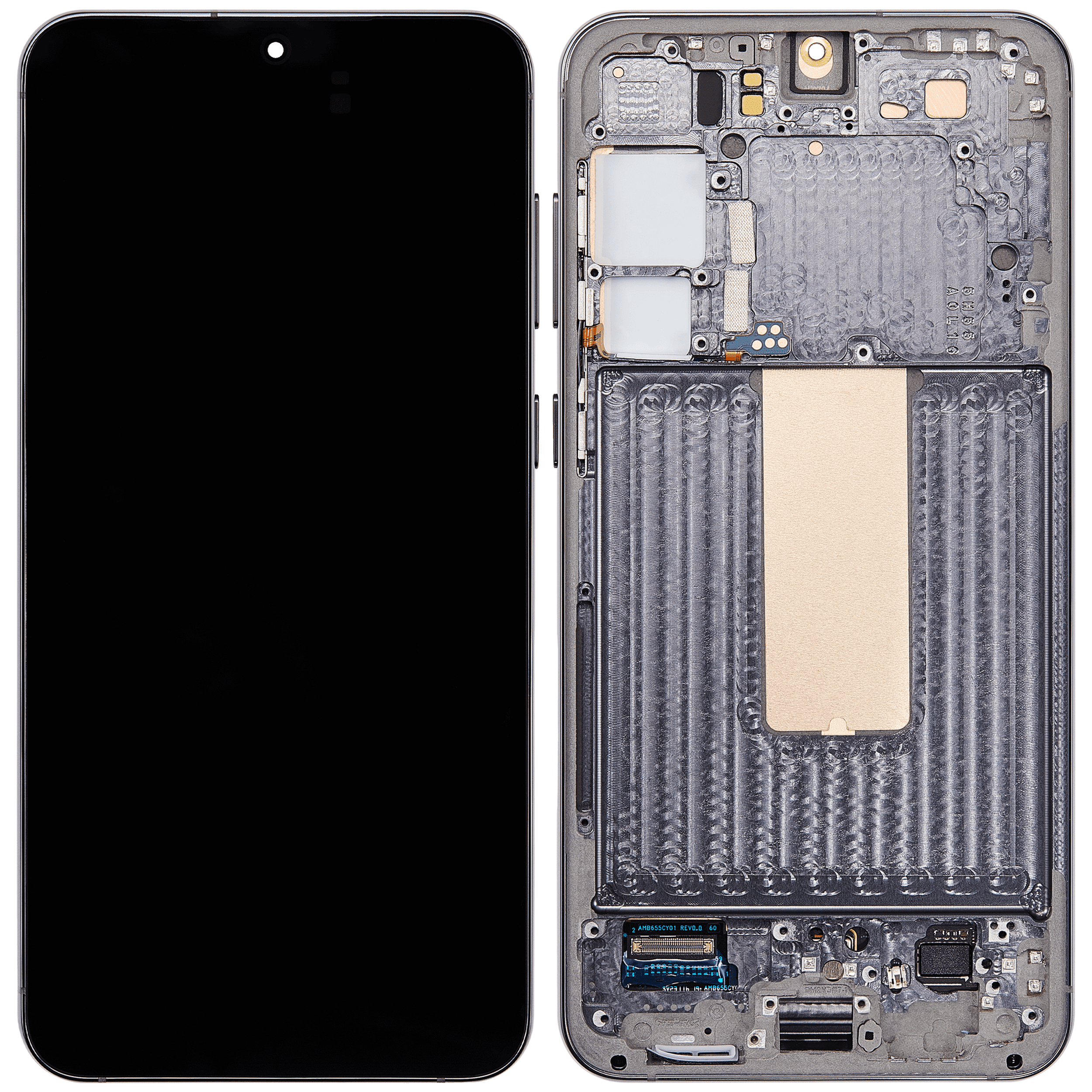 OLED Display mit Rahmen für Samsung Galaxy S23 Plus 5G (US & International) (professionell aufgearbeitet) (Green (Grün)) – Bild 2