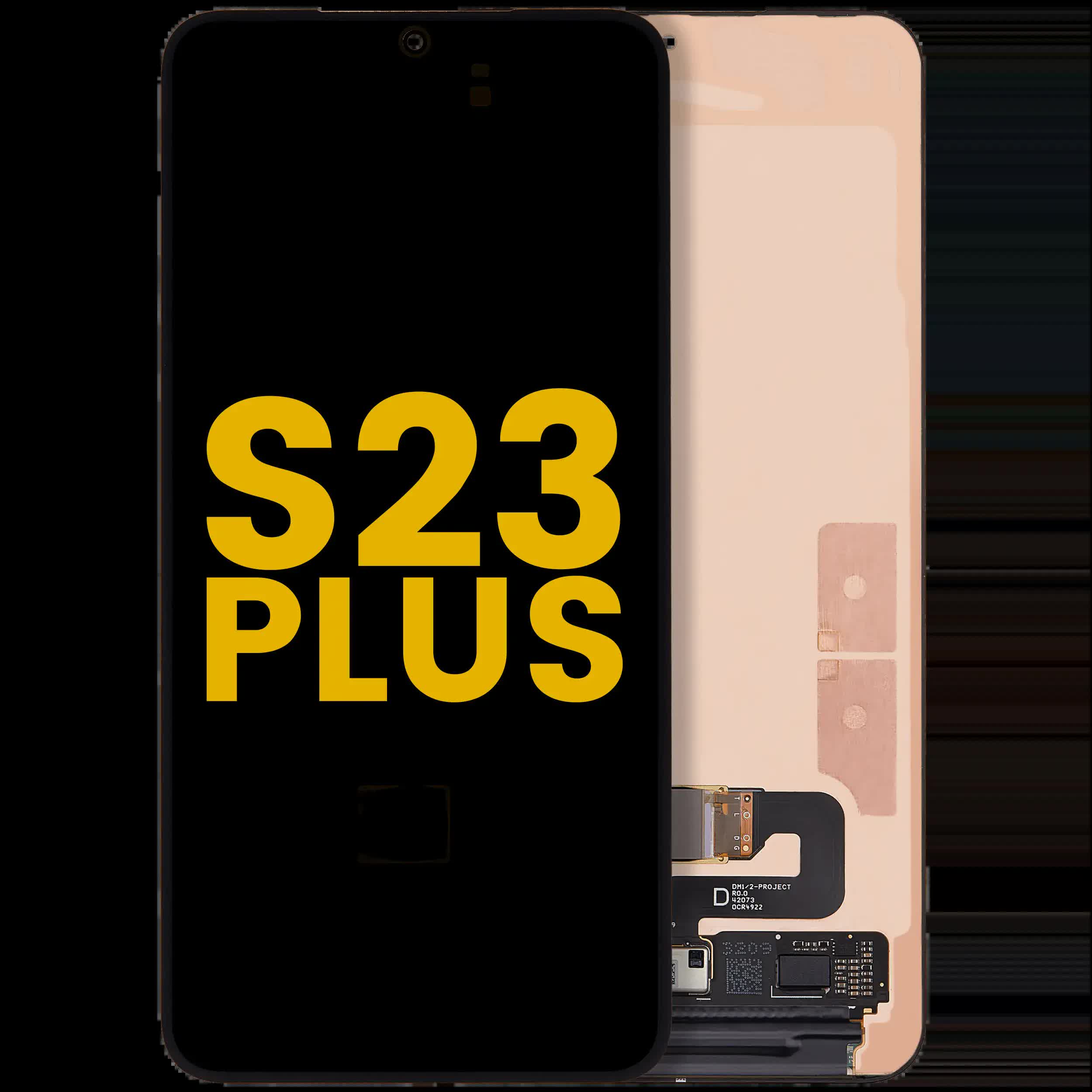 OLED Display ohne Rahmen für Samsung Galaxy S23 Plus 5G (US & International) (professionell aufgearbeitet)