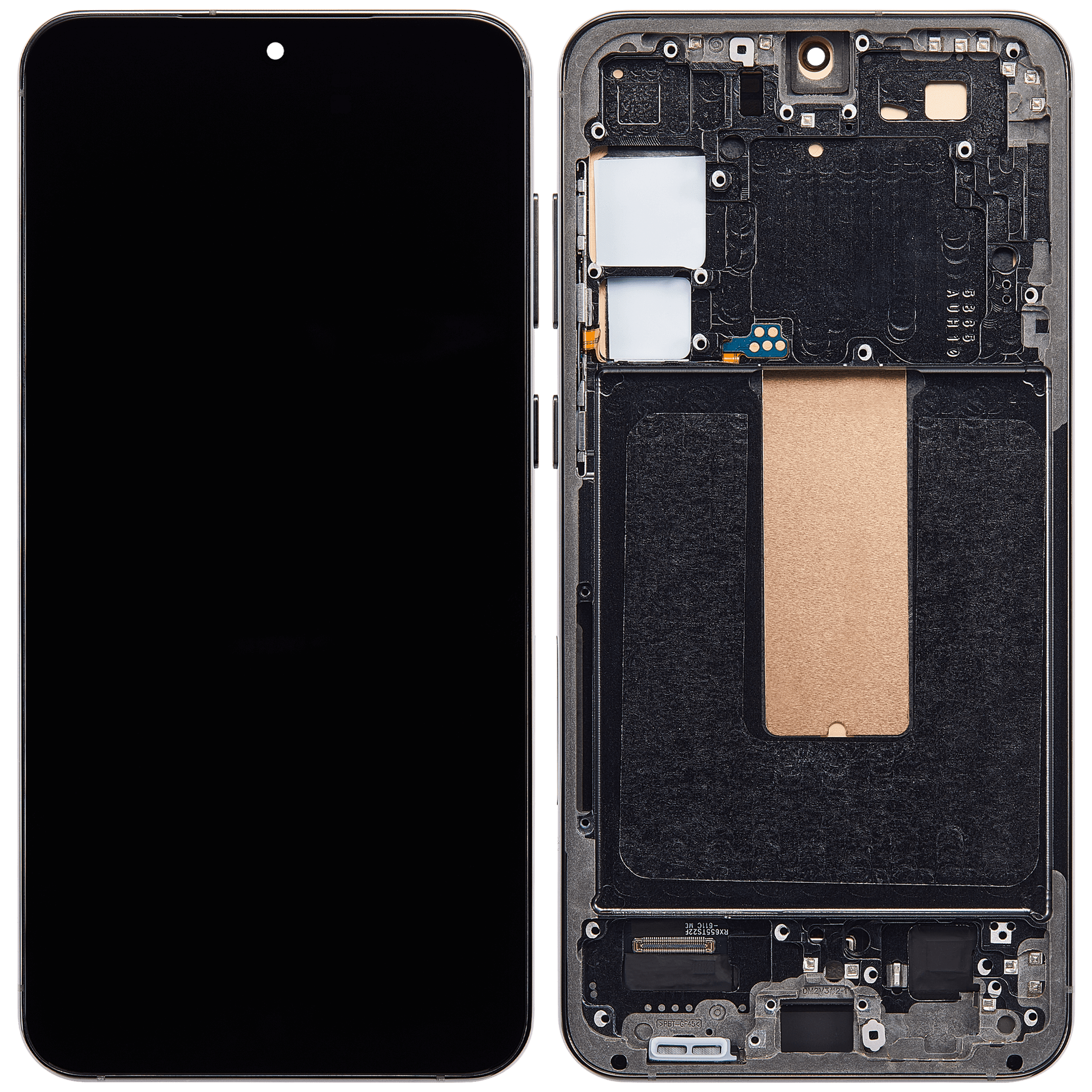 OLED Display mit Rahmen für Samsung Galaxy S23 Plus (US & International) (Aftermarket Plus) (Green (Grün)) – Bild 2