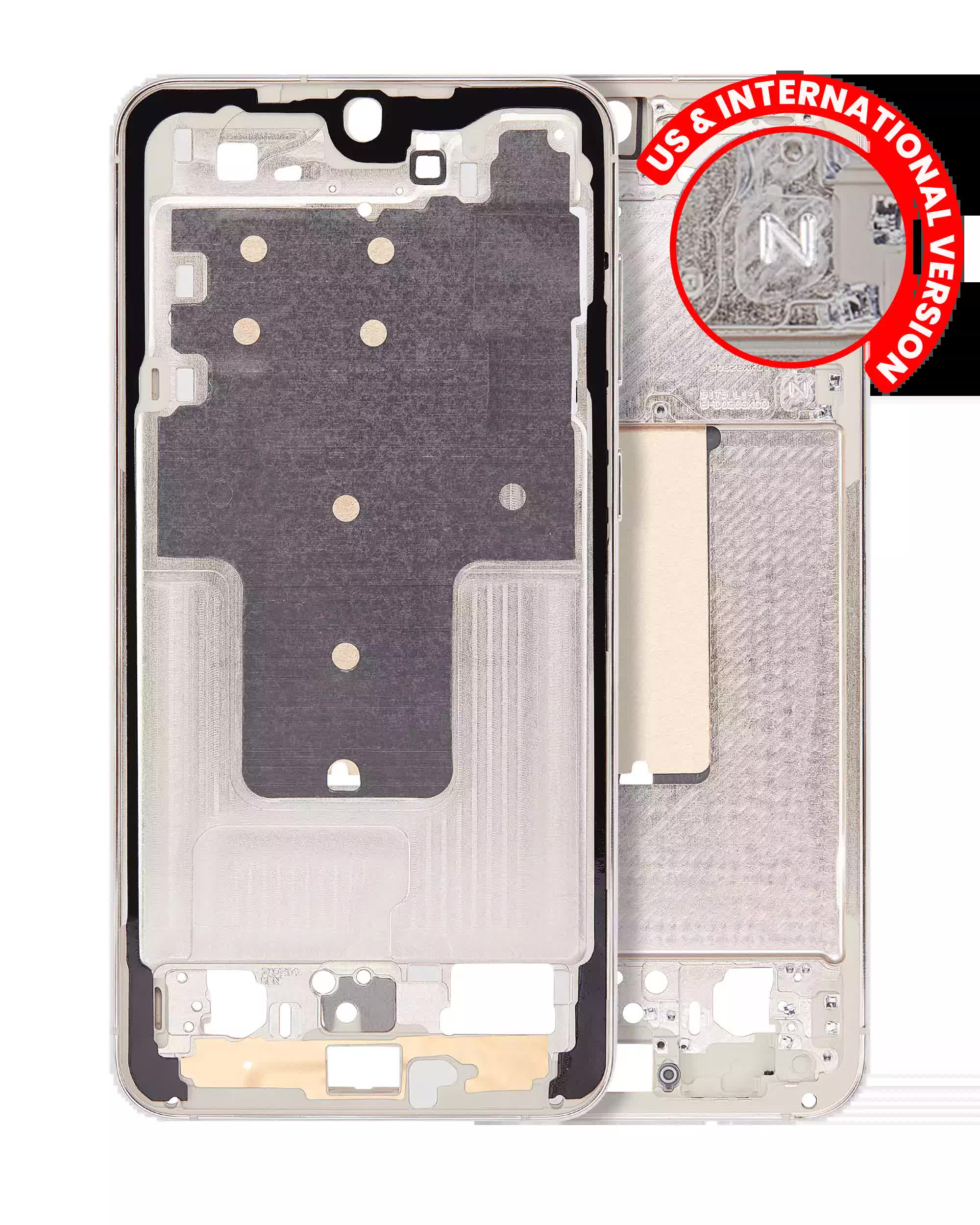 Mittelrahmen für Samsung Galaxy S23 Plus 5G (US & International Version) (Cream)