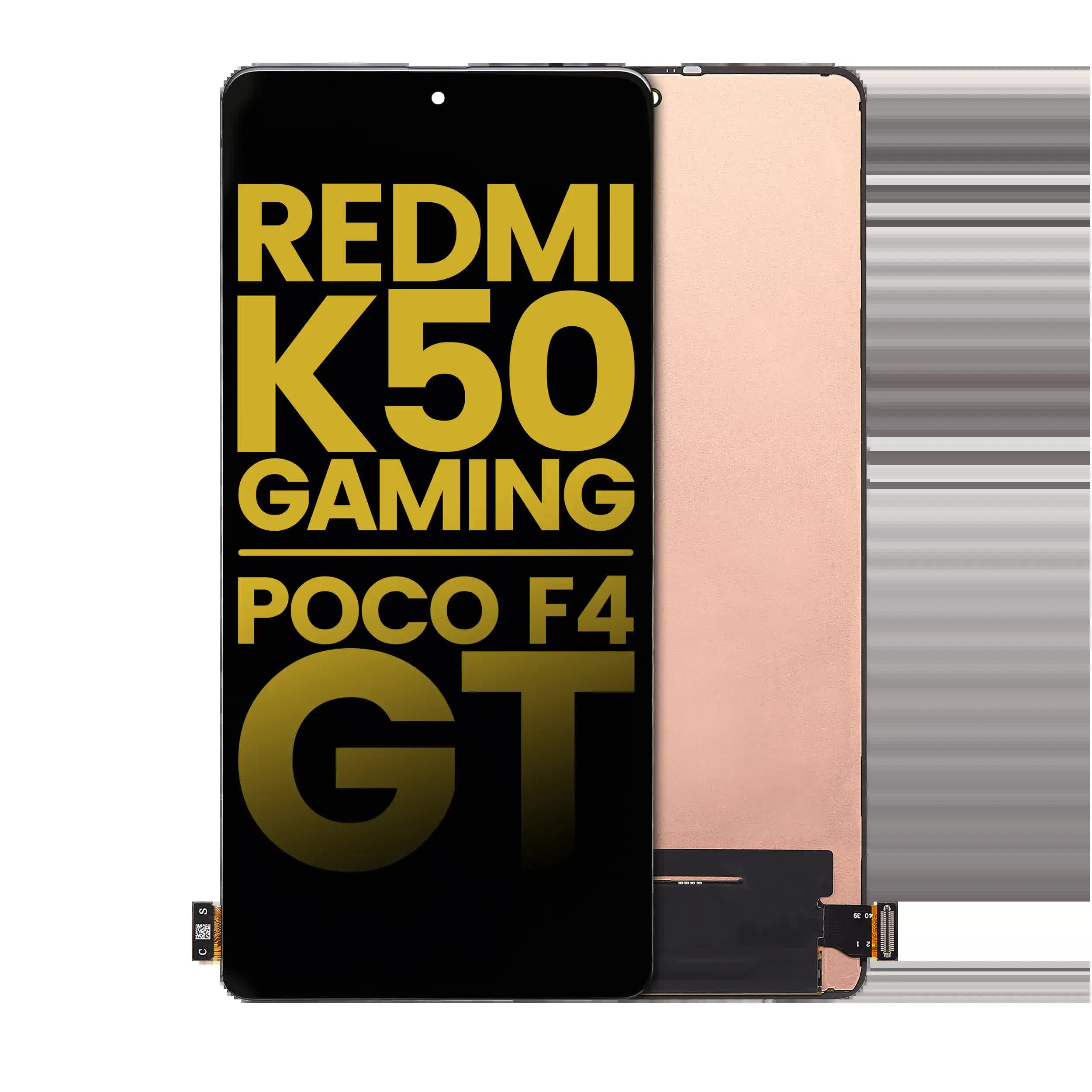 OLED Display ohne Rahmen für Xiaomi Redmi K50 Gaming / Poco F4 GT (professionell aufgearbeitet)