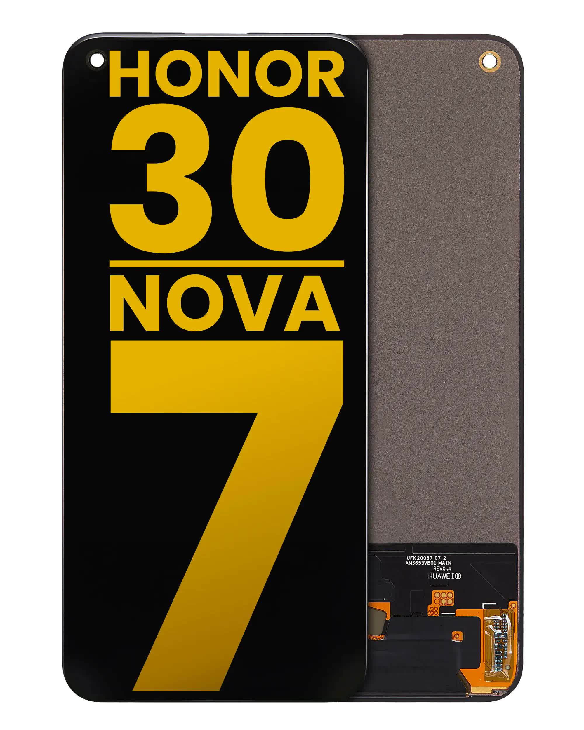 OLED Display ohne Rahmen für Honor 30 / Huawei Nova 7 (professionell aufgearbeitet)