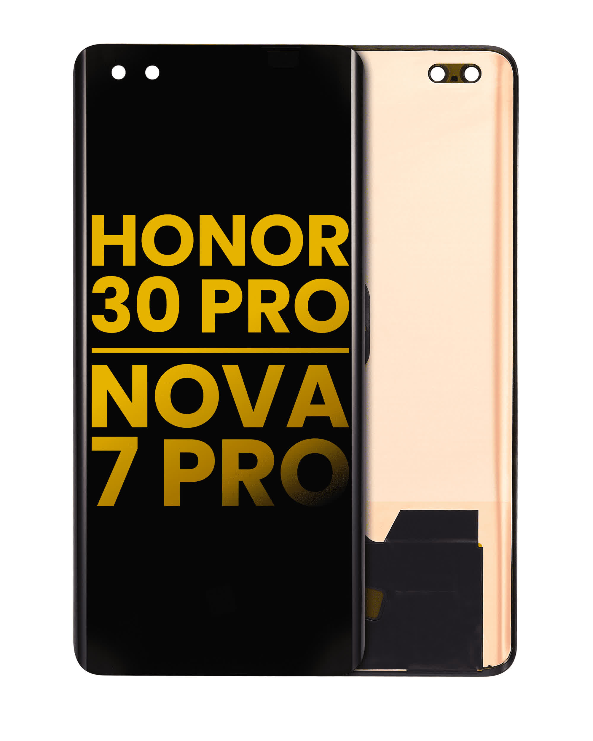 OLED Display ohne Rahmen für Honor 30 Pro / Huawei Nova 7 Pro (professionell aufgearbeitet)