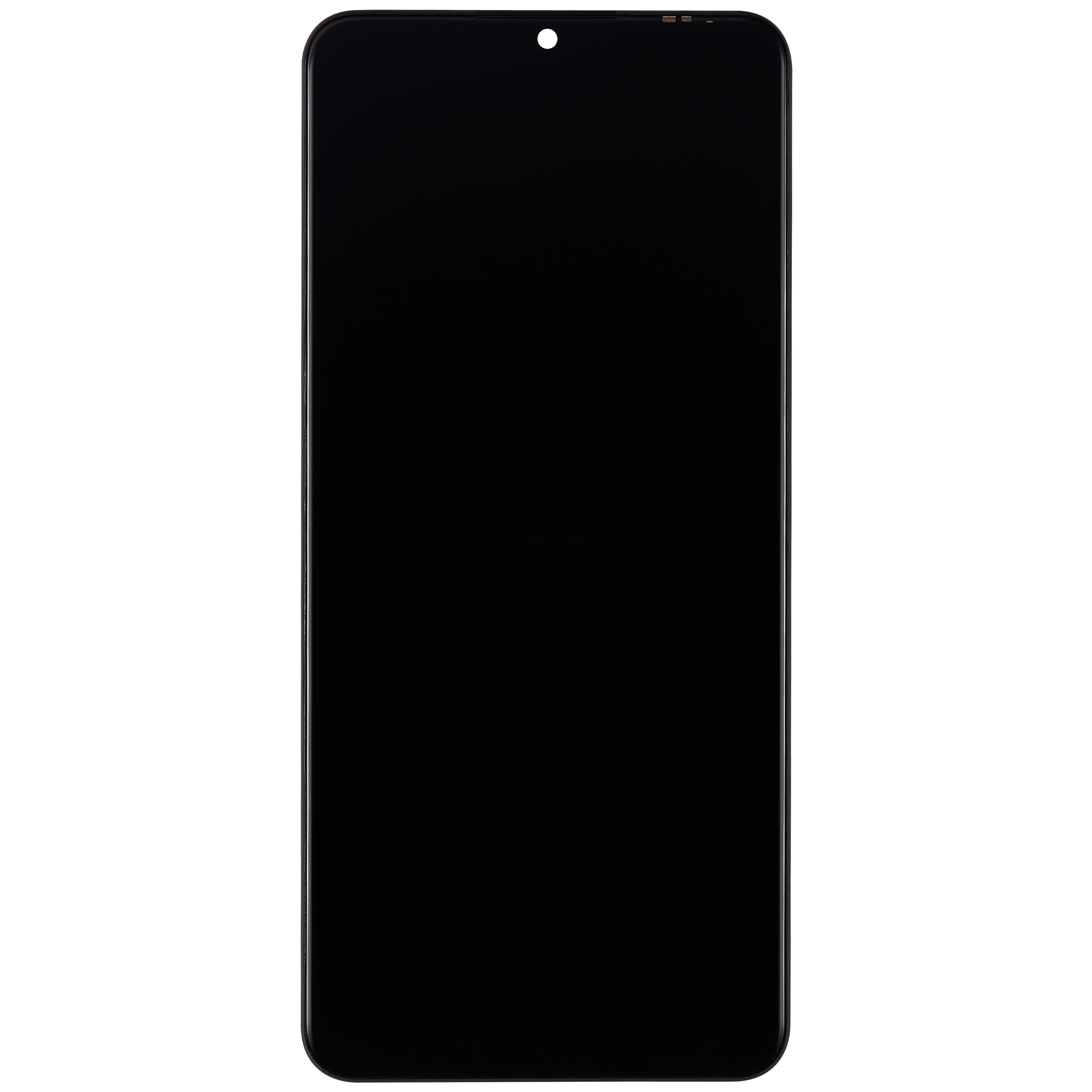 LCD Display mit Rahmen für ZTE Blade A72 4G (A7040) (professionell aufgearbeitet) (Space Gray) – Bild 3