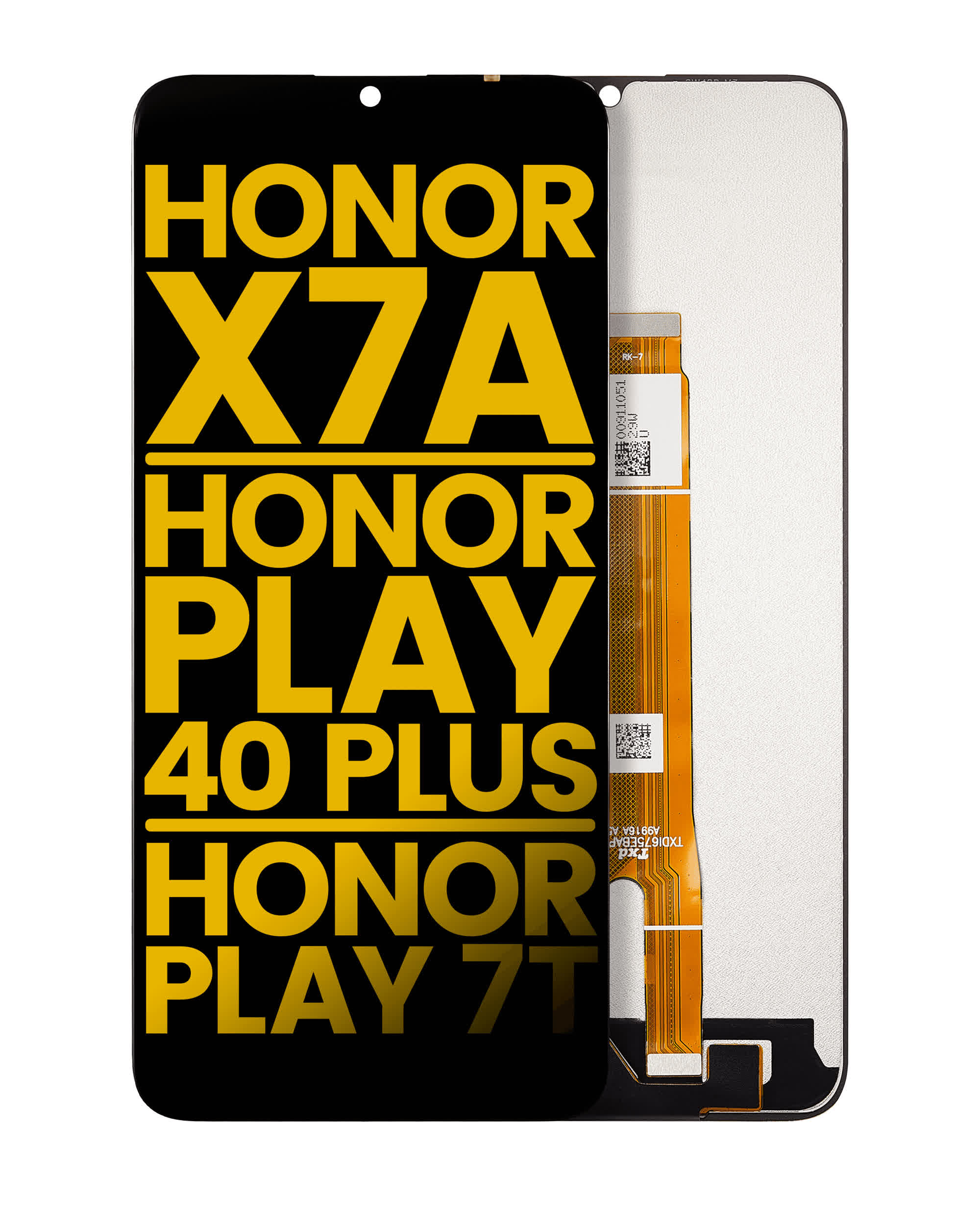 LCD Display ohne Rahmen für Honor X7A / Honor Play 40 Plus / Honor Play 7T (professionell aufgearbeitet)