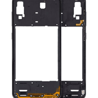 Mittelrahmen für Samsung Galaxy A30 (A305 / 2019) (Aftermarket Plus) (Black (Schwarz))