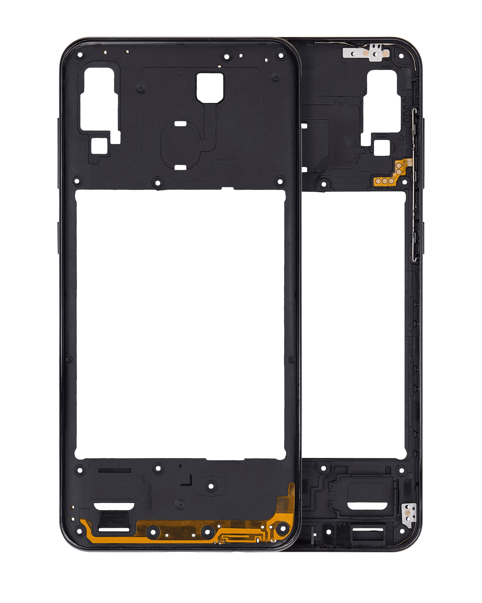 Mittelrahmen für Samsung Galaxy A30 (A305 / 2019) (Aftermarket Plus) (Black (Schwarz))