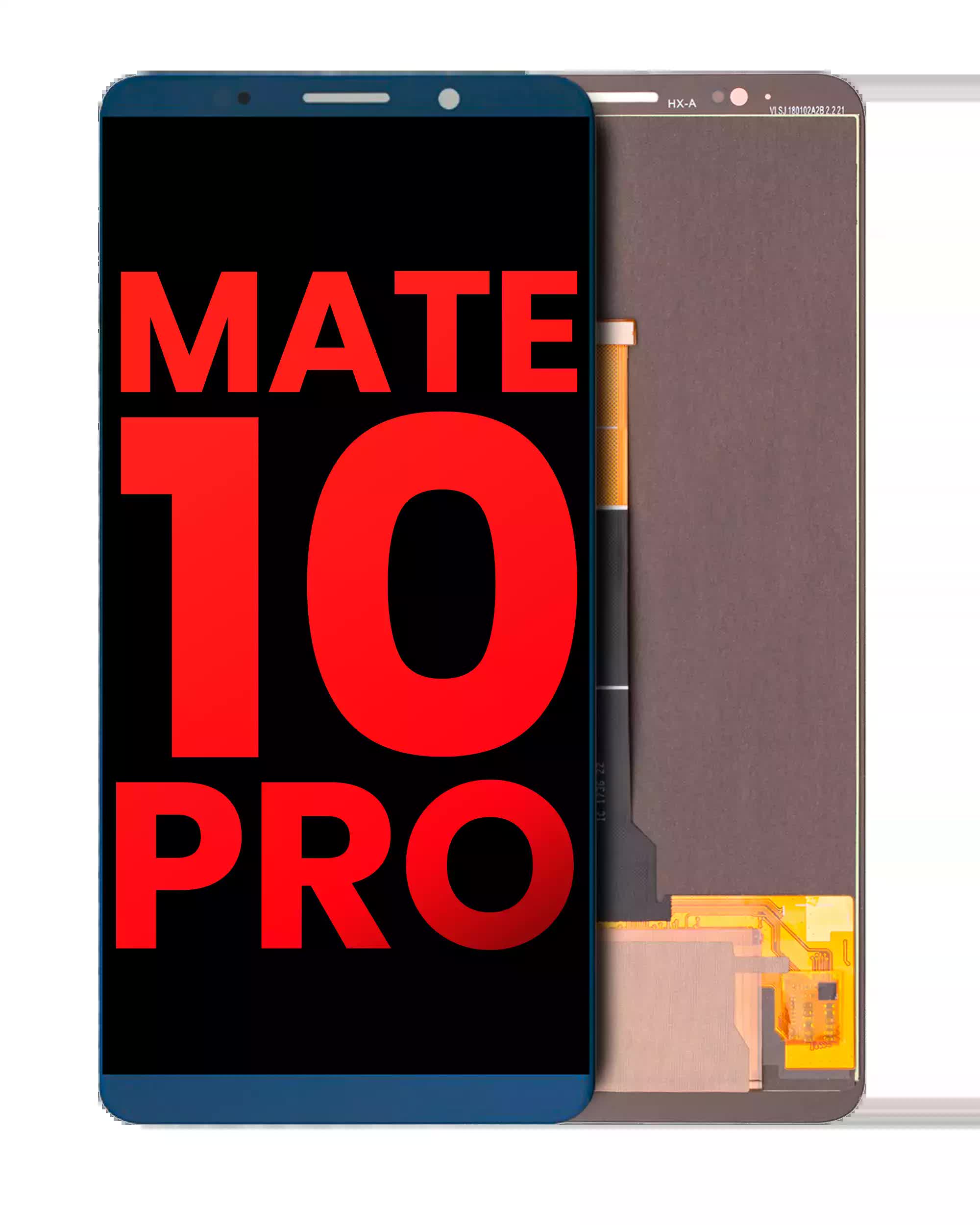 OLED Display ohne Rahmen für Huawei Mate 10 Pro (Aftermarket Plus) (Midnight Blue)